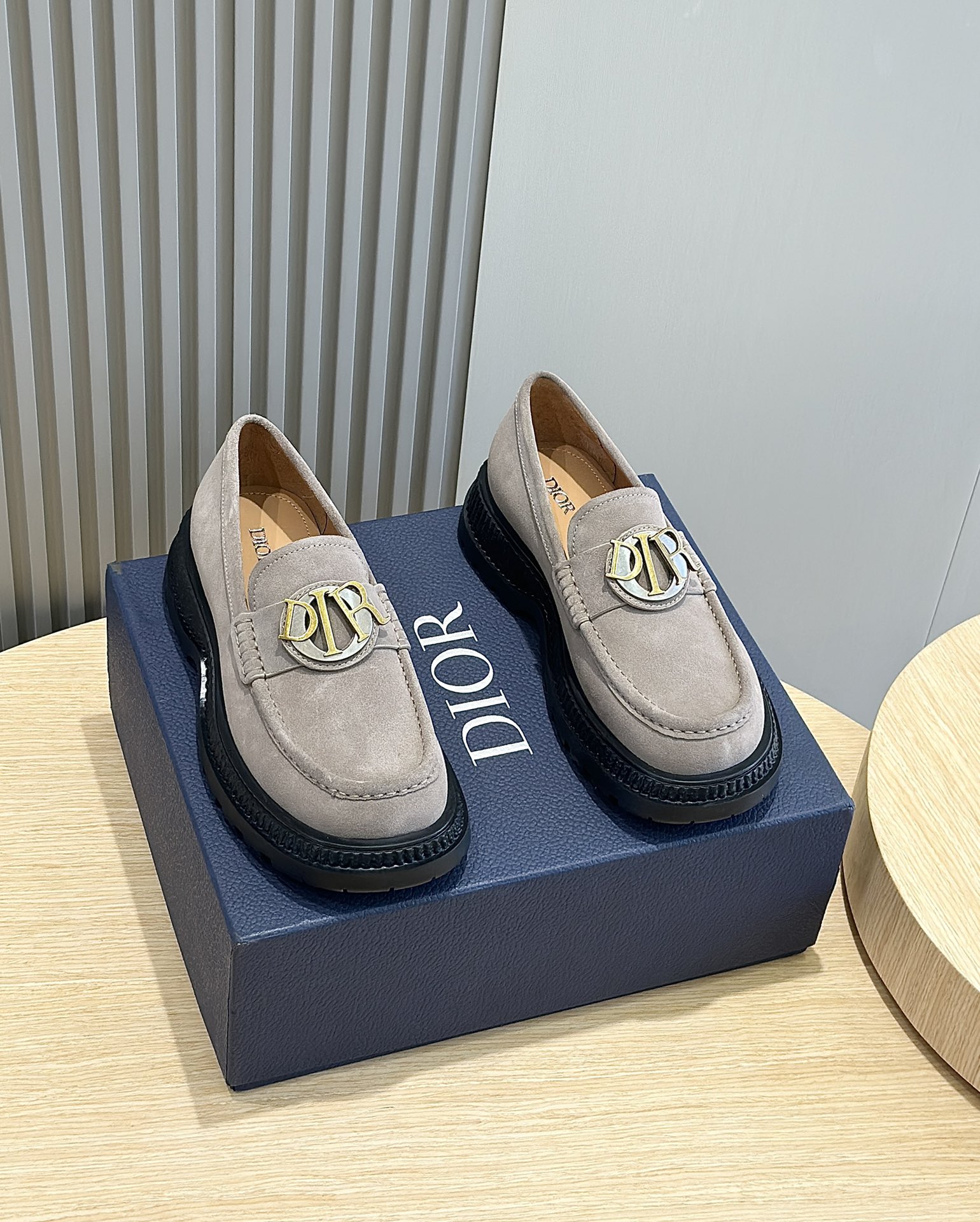 Dior Male Leather Shoes Cow Leather Brown L-s