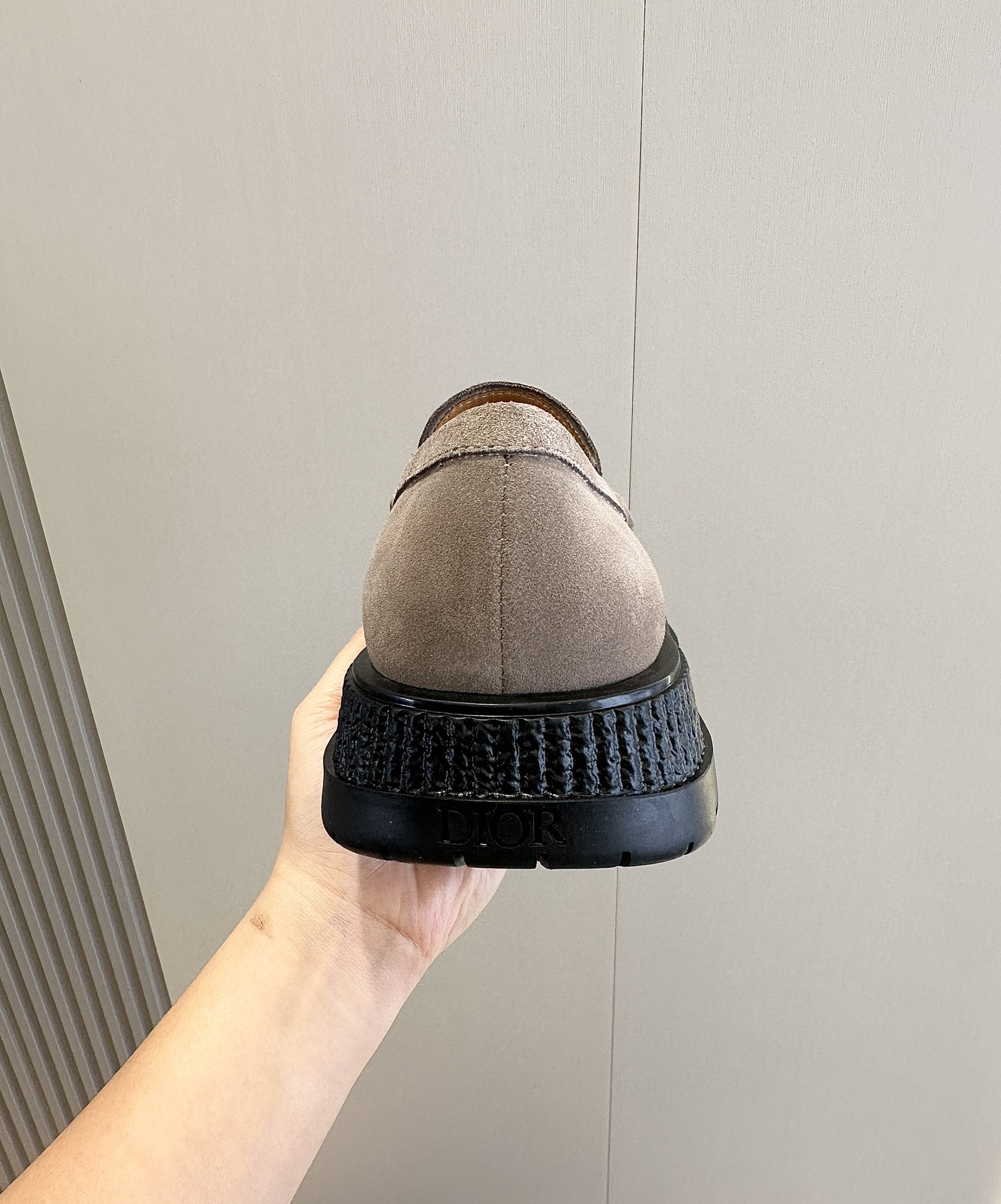 Dior Male Leather Shoes Cow Leather Brown L-s