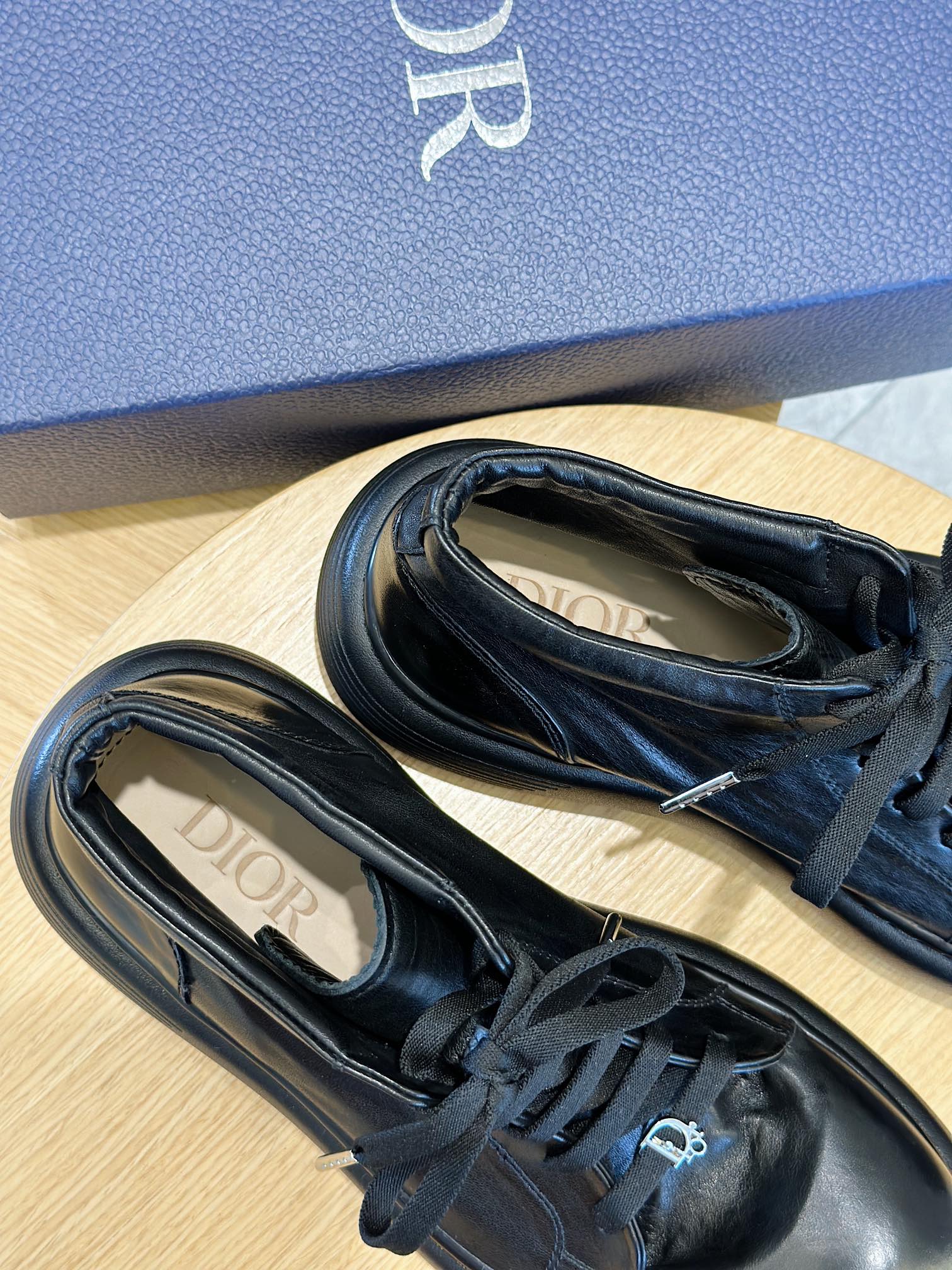 Dior Leather Shoes Cow Leather S