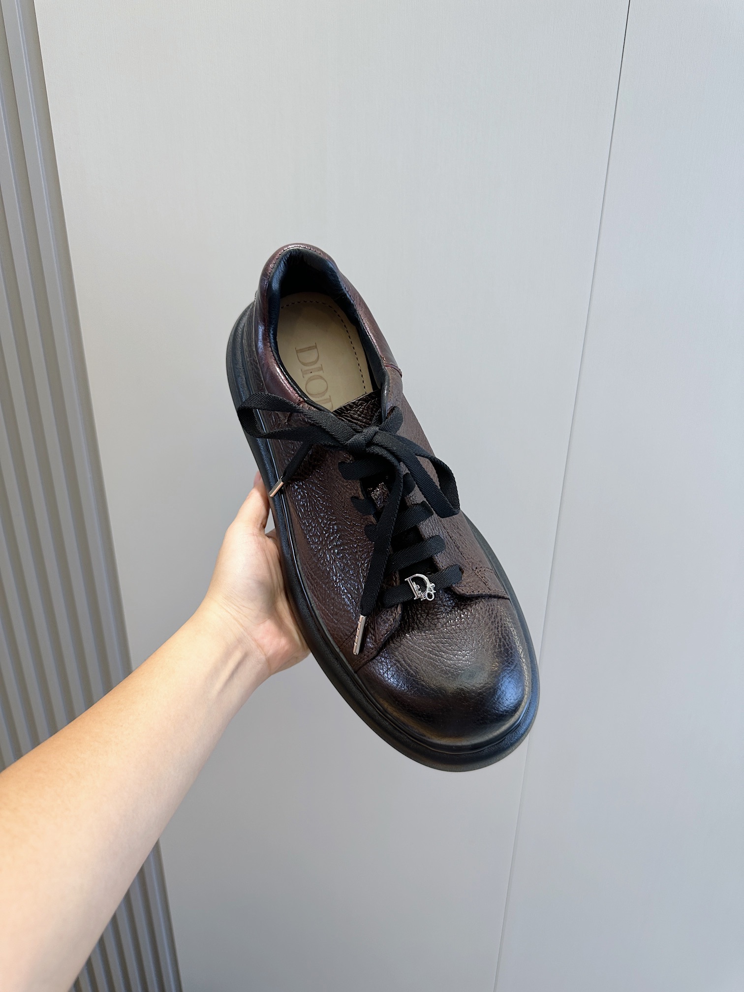 Dior Leather Shoes Cow Leather S