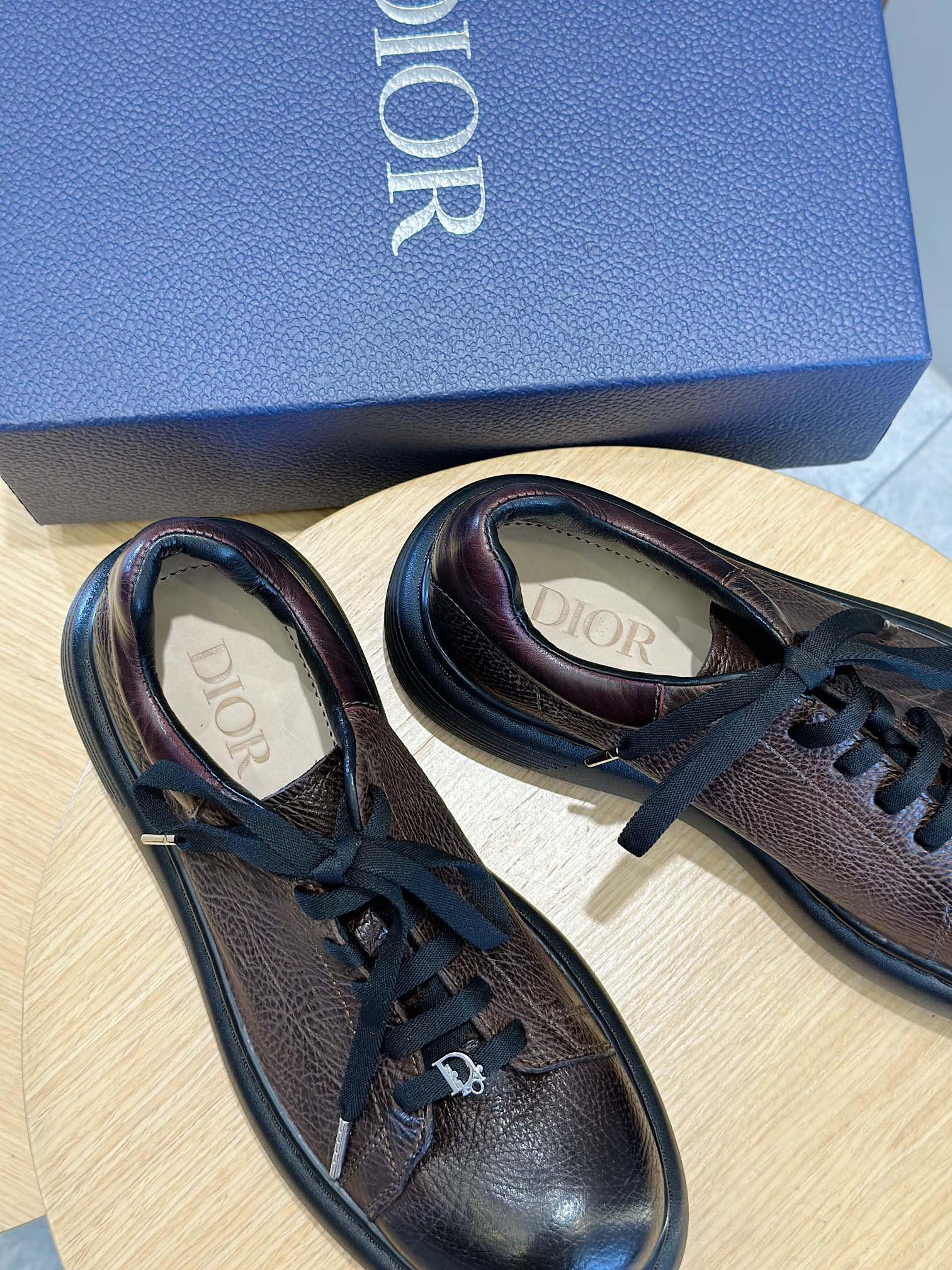 Dior Leather Shoes Cow Leather S