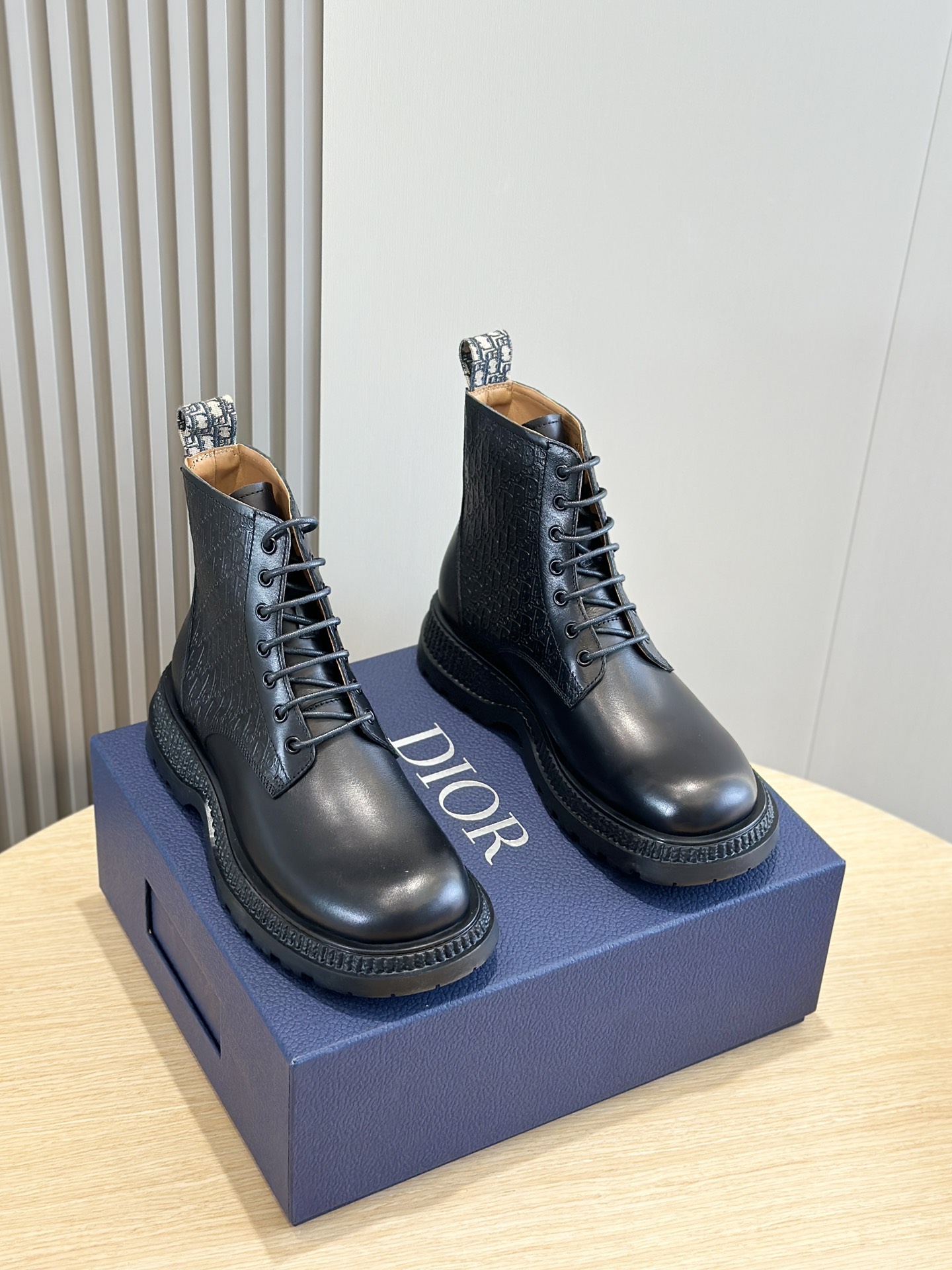 Dior Male Boots Cow Leather Brown L-s