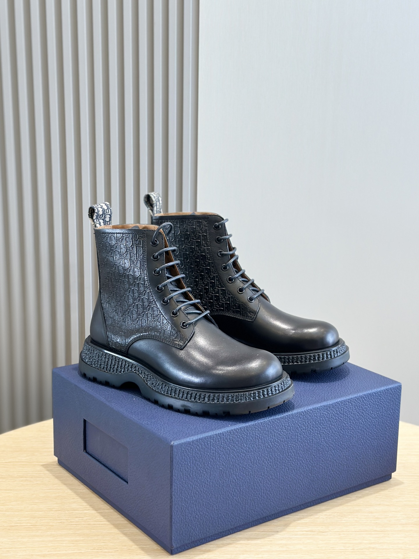 Dior Male Boots Cow Leather Brown L-s