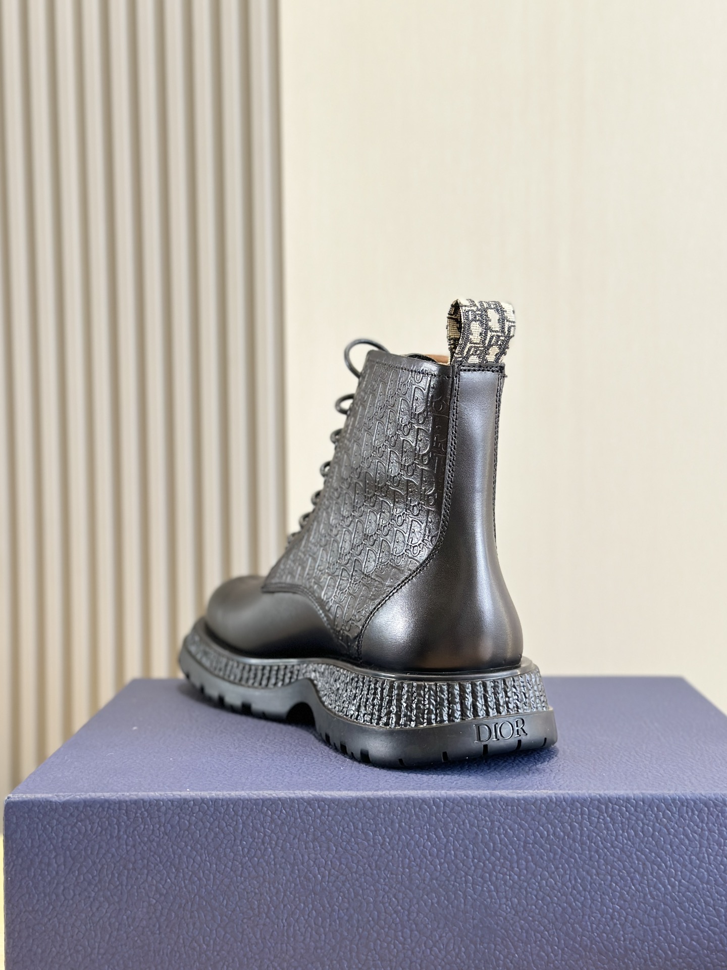 Dior Male Boots Cow Leather Brown L-s