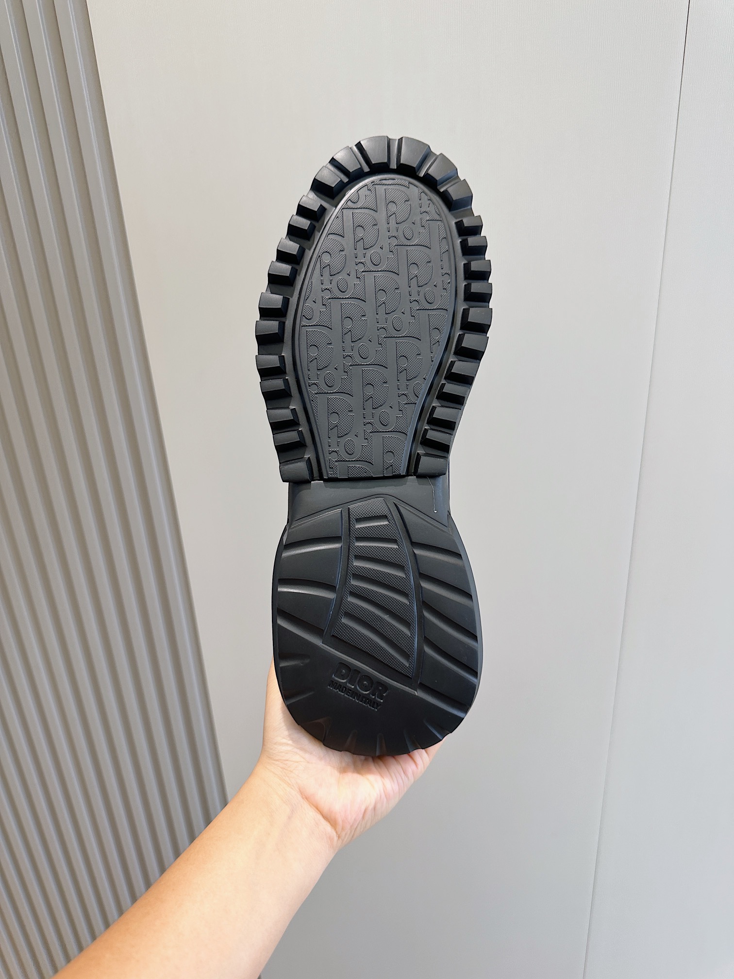 Dior Male Loafers Cow Leather Black M-s