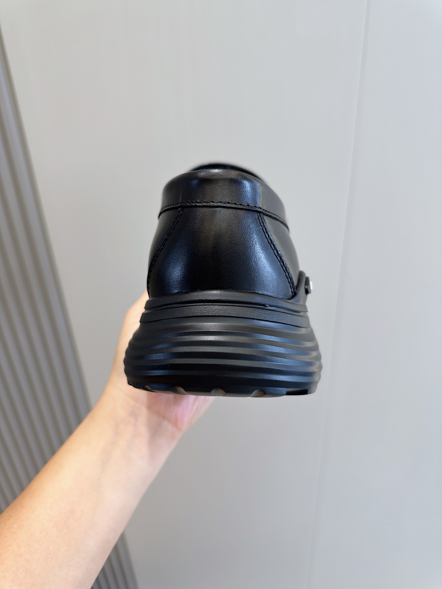 Dior Male Loafers Cow Leather Black M-s