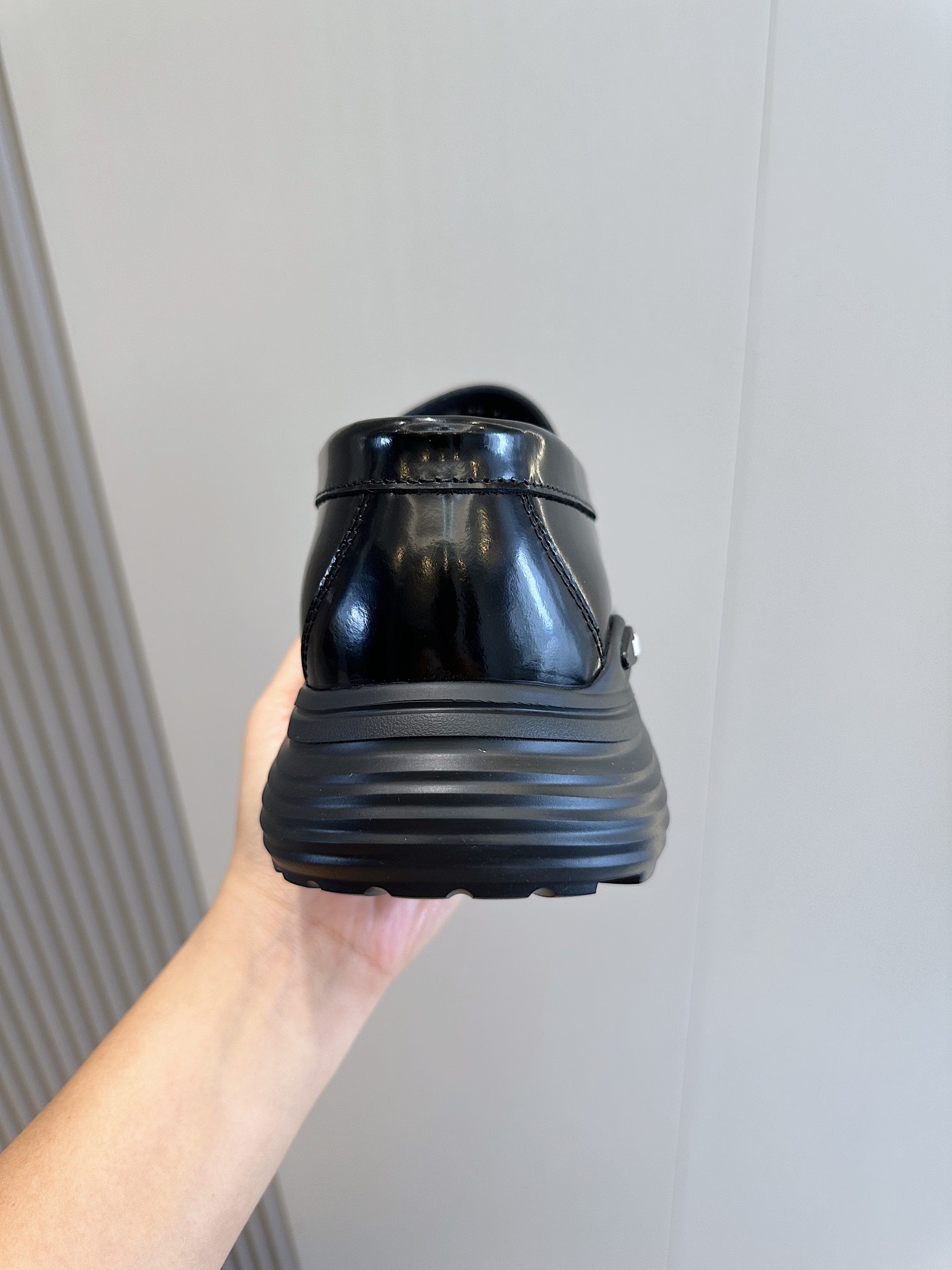 Dior Male Loafers Cow Leather Black M-s