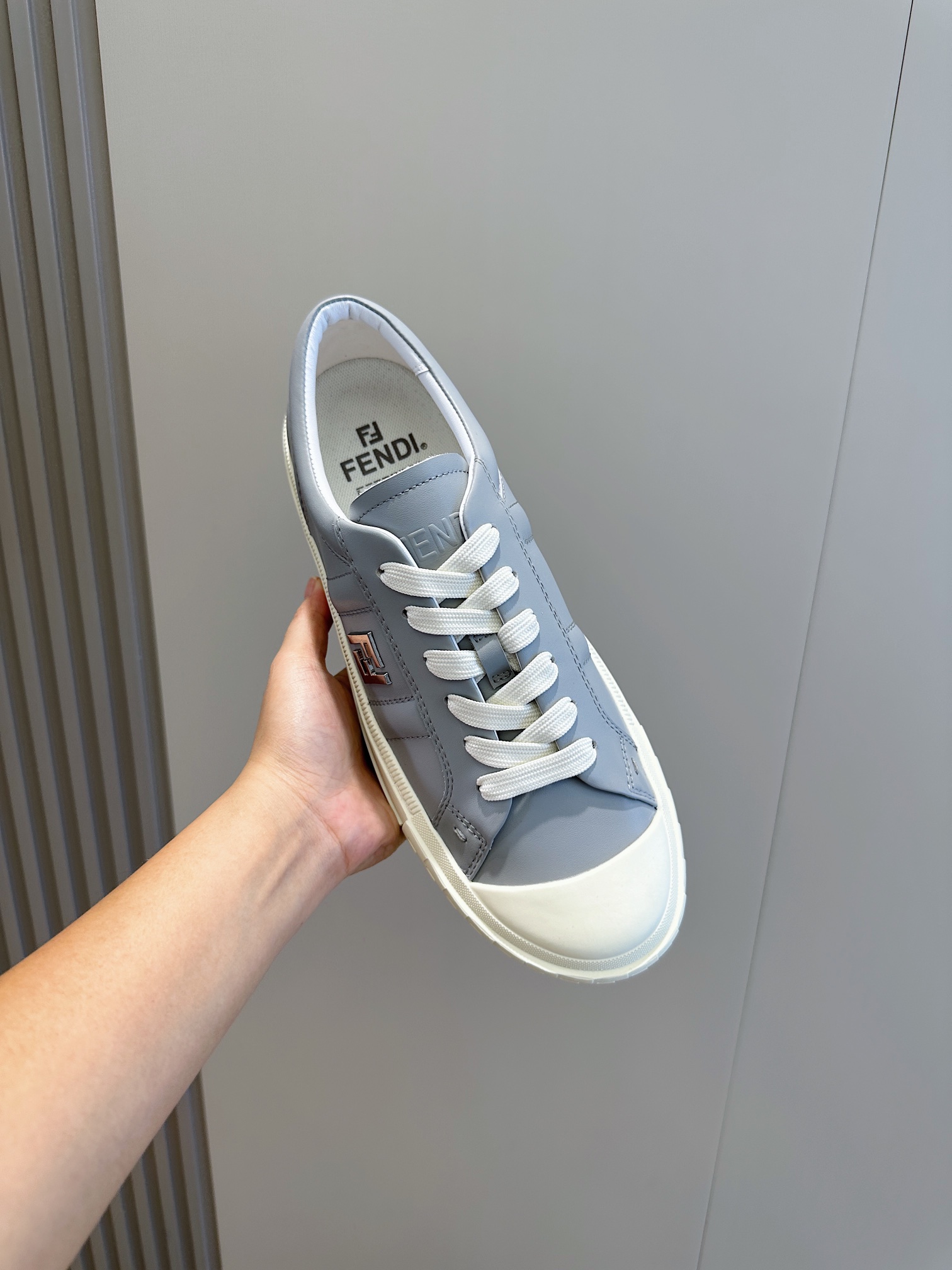 Fendi Male Leather Shoes Cow Leather M-s