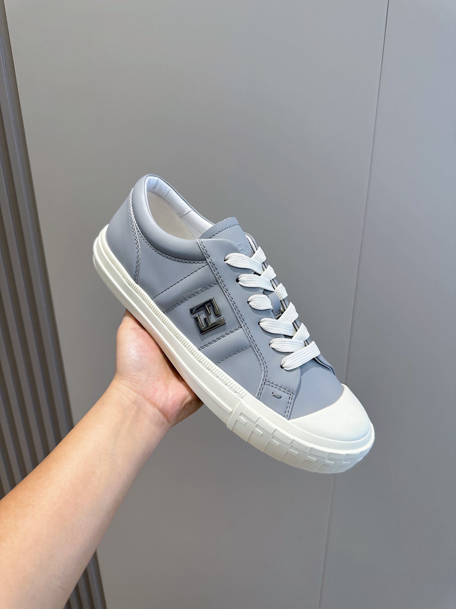 Fendi Male Leather Shoes Cow Leather M-s