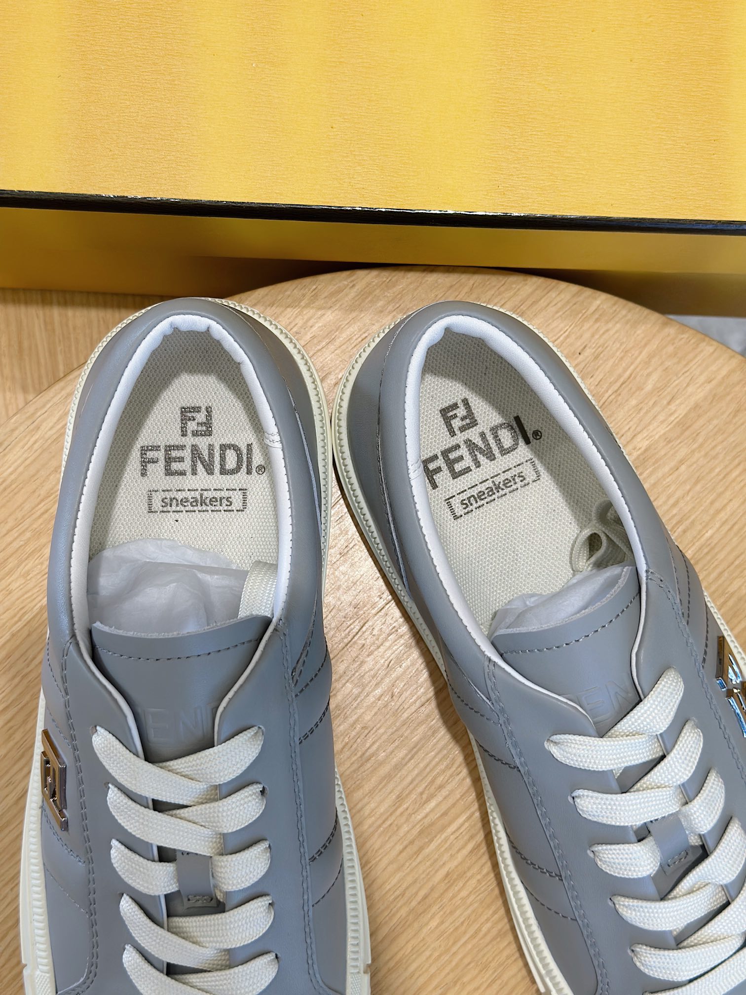 Fendi Male Leather Shoes Cow Leather M-s