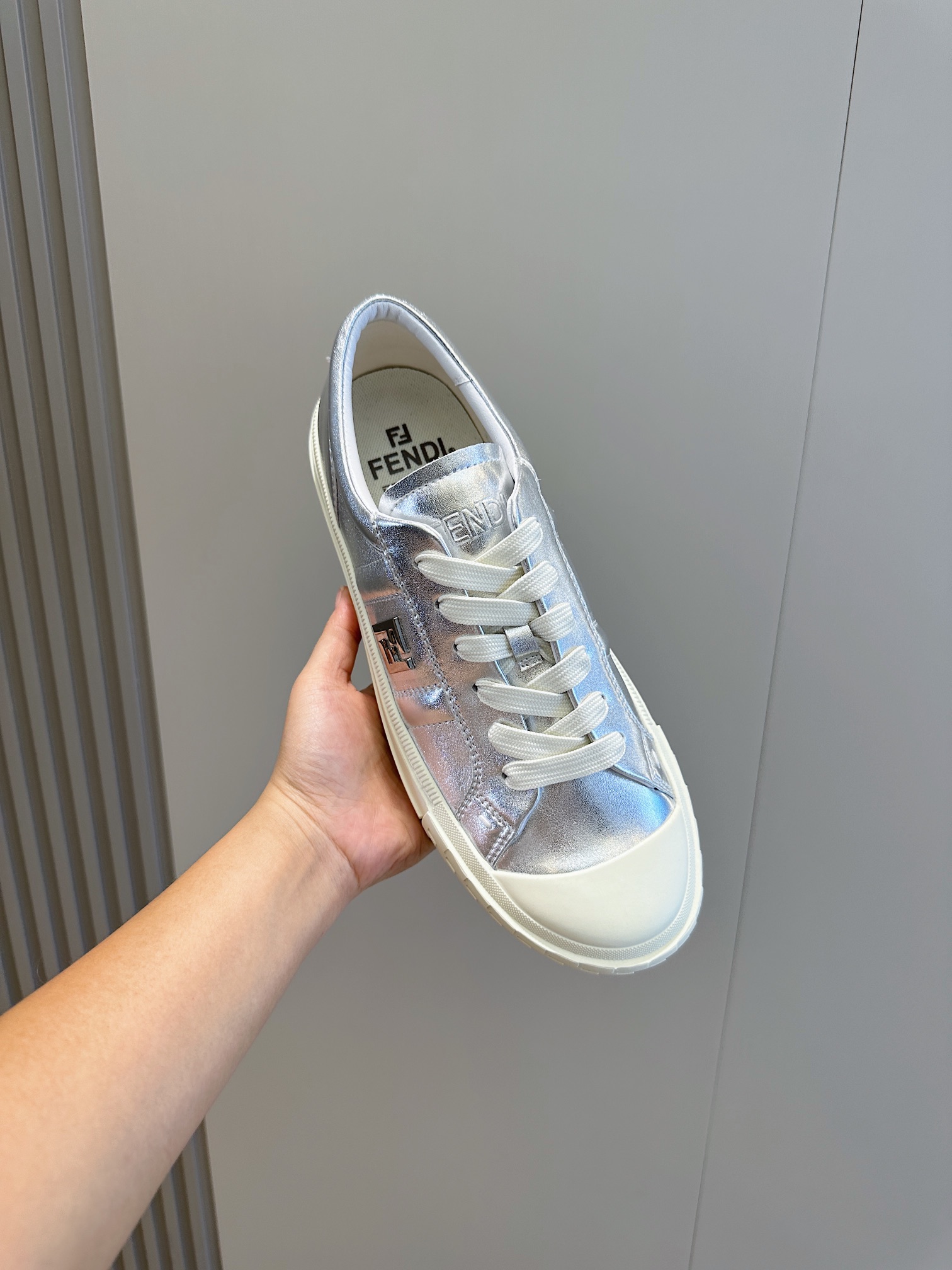 Fendi Male Leather Shoes Cow Leather M-s