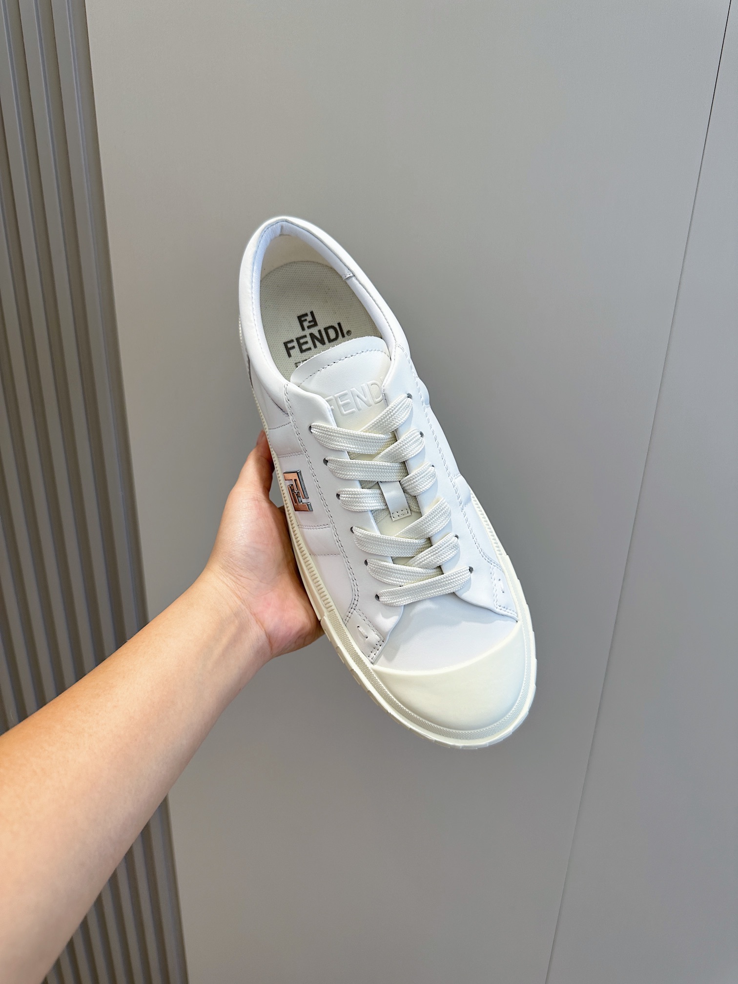 Fendi Male Leather Shoes Cow Leather M-s