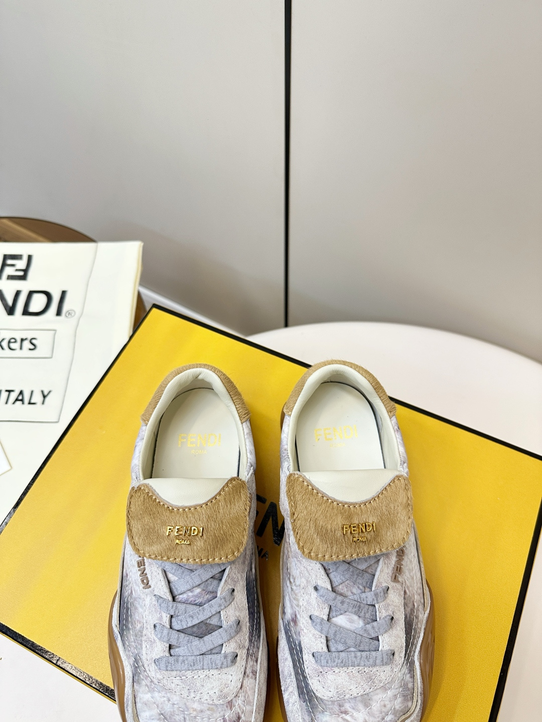 Fendi Male Sneakers Lightweight S