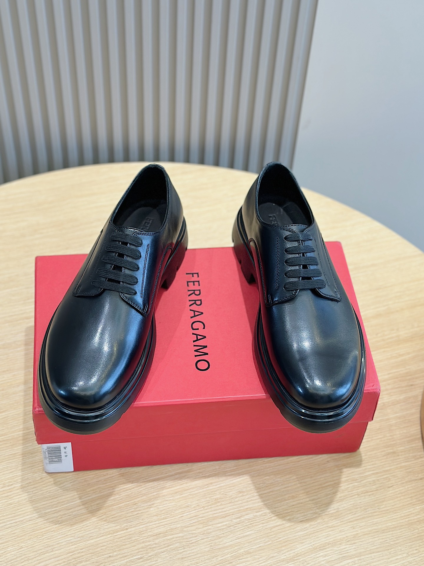 Ferragamo Male Leather Shoes Cow Leather M-s