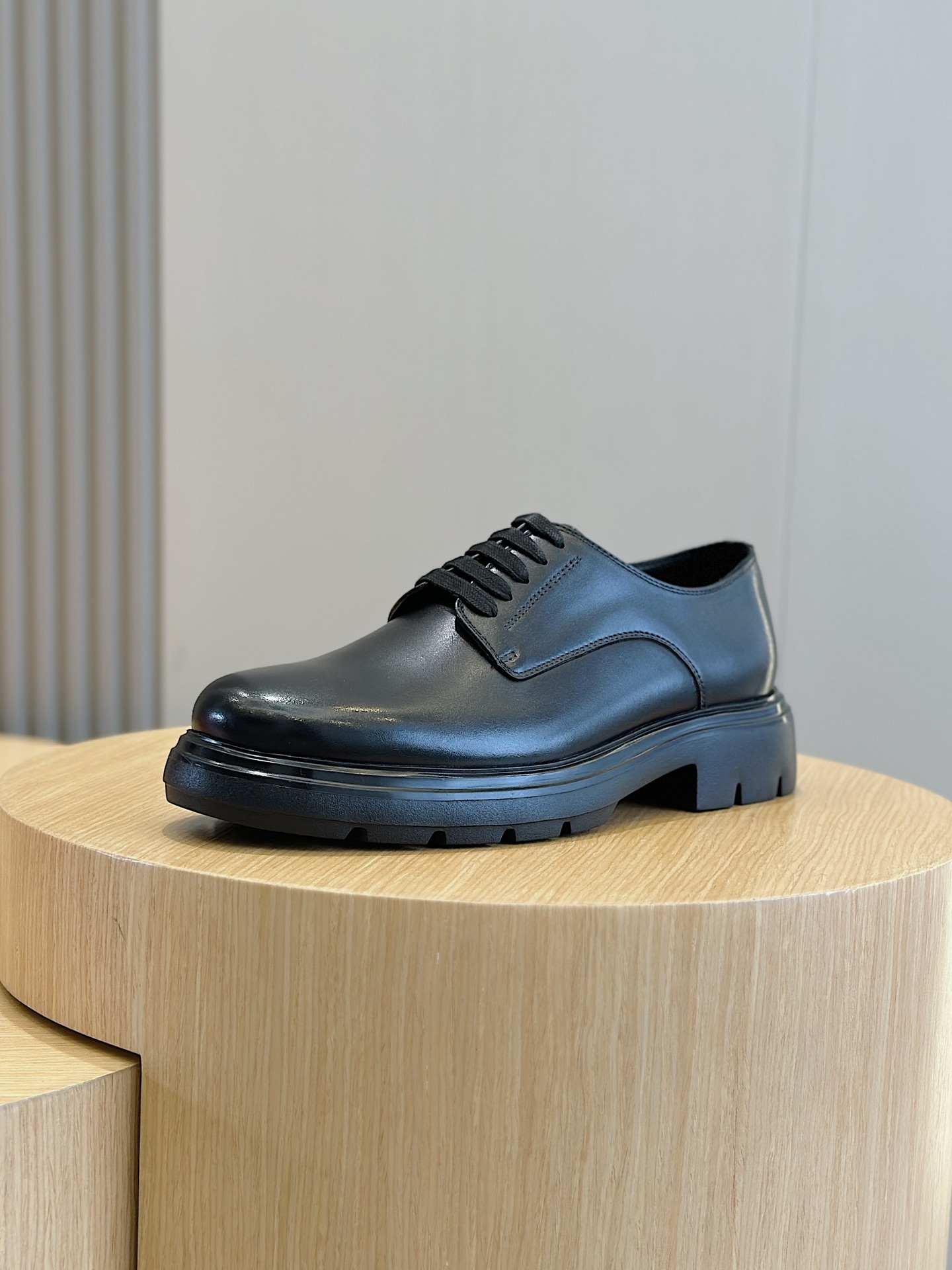 Ferragamo Male Leather Shoes Cow Leather M-s