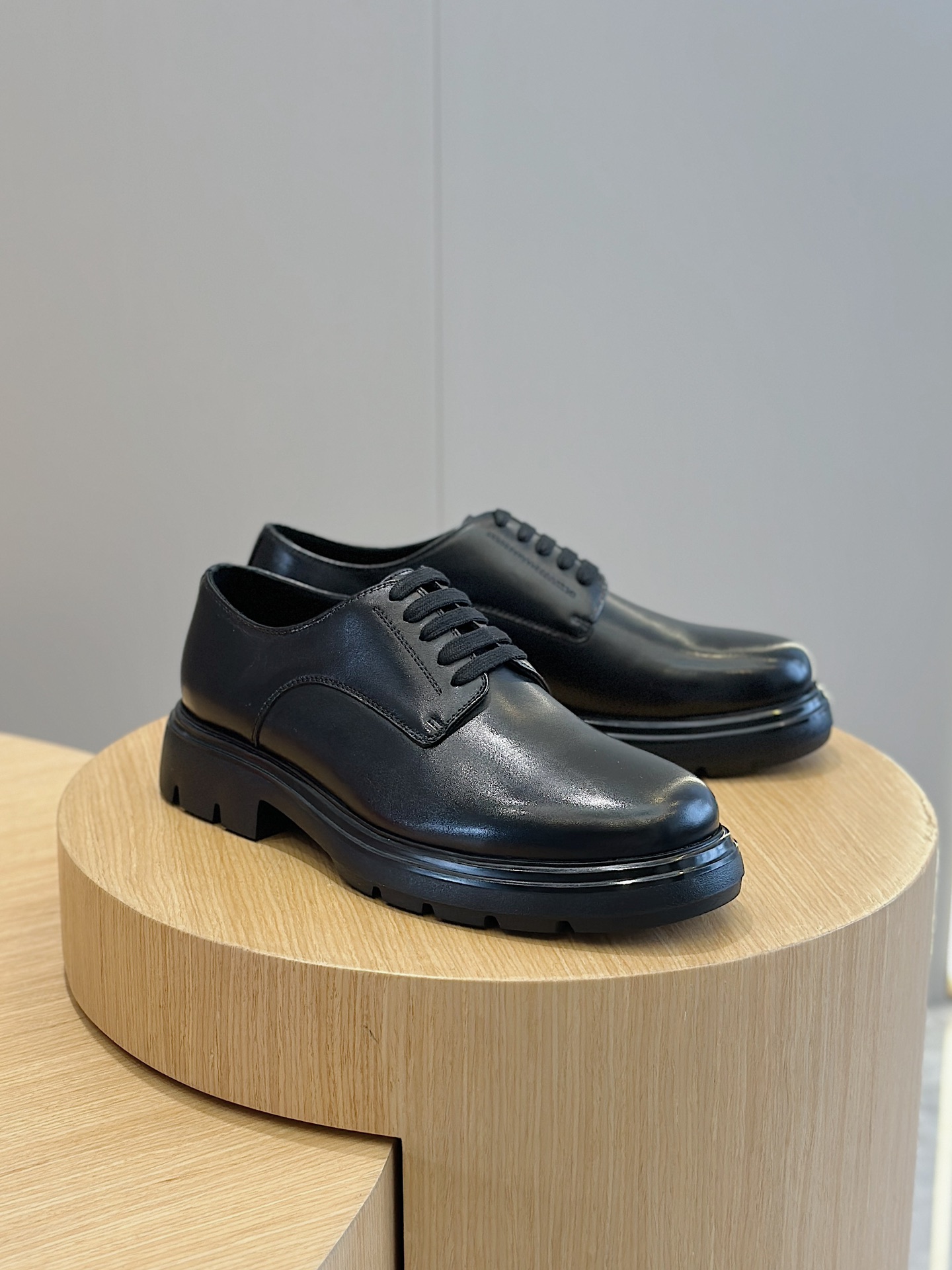 Ferragamo Male Leather Shoes Cow Leather M-s