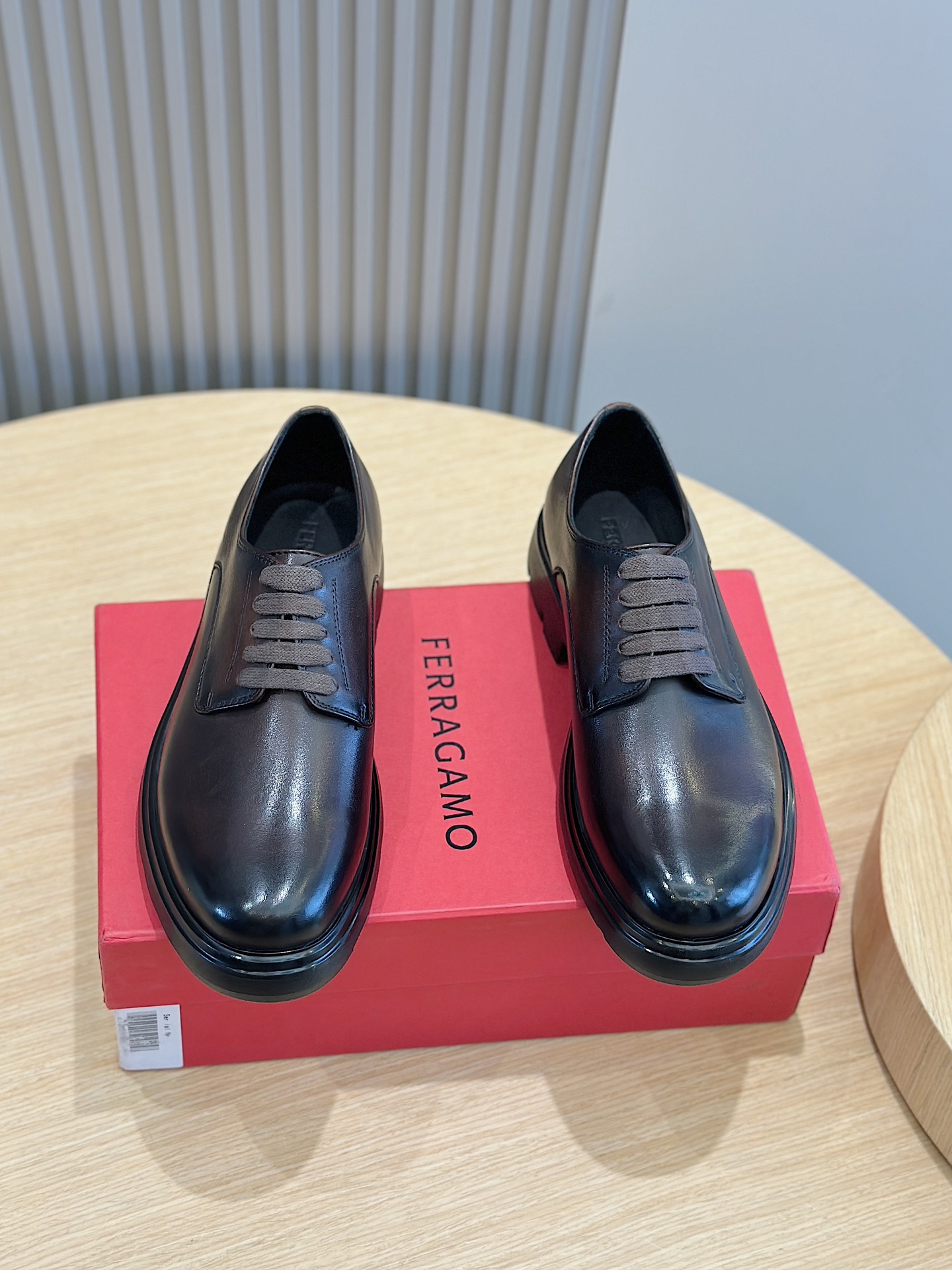 Ferragamo Male Leather Shoes Cow Leather M-s