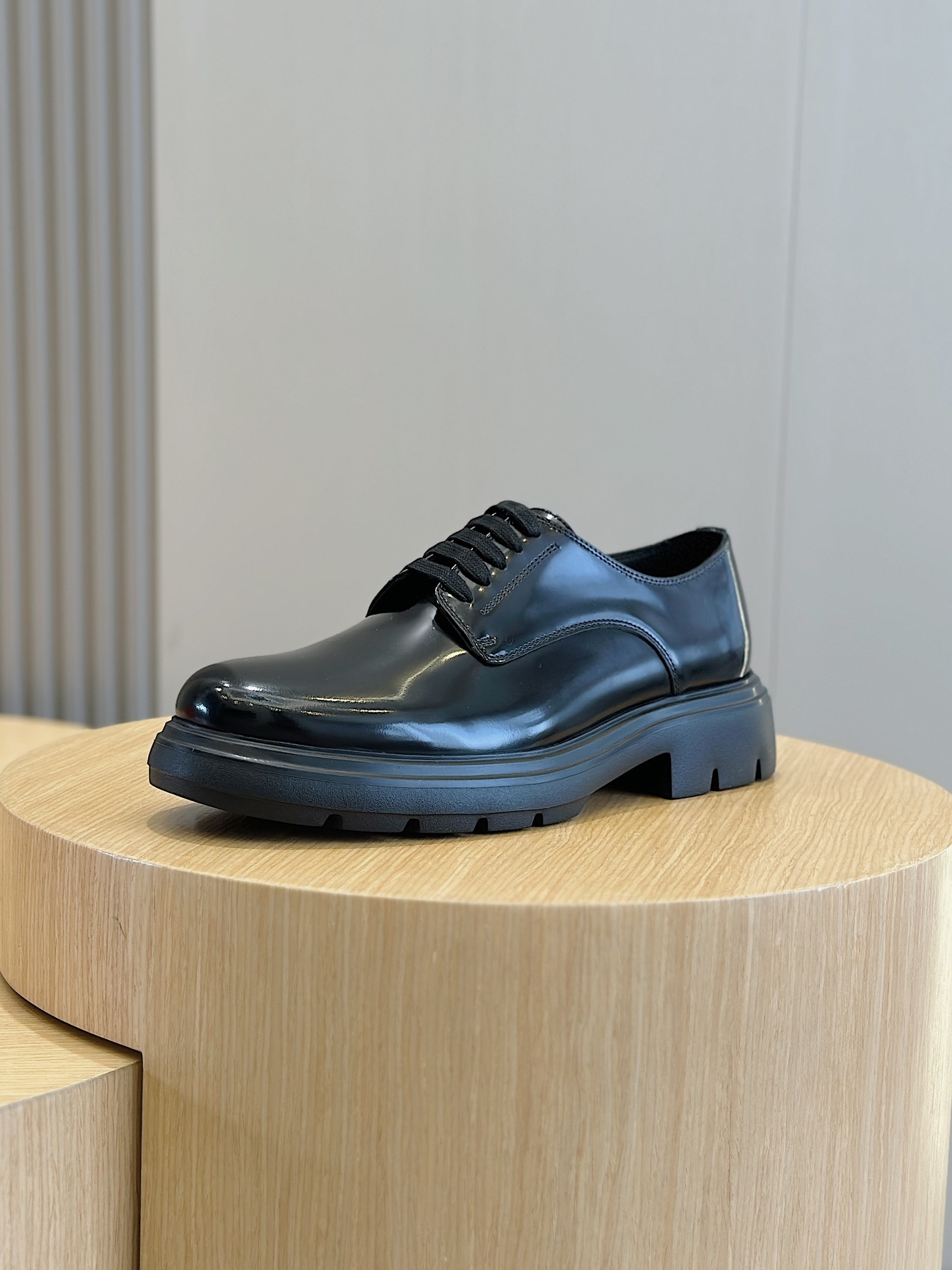 Ferragamo Male Leather Shoes Cow Leather M-s