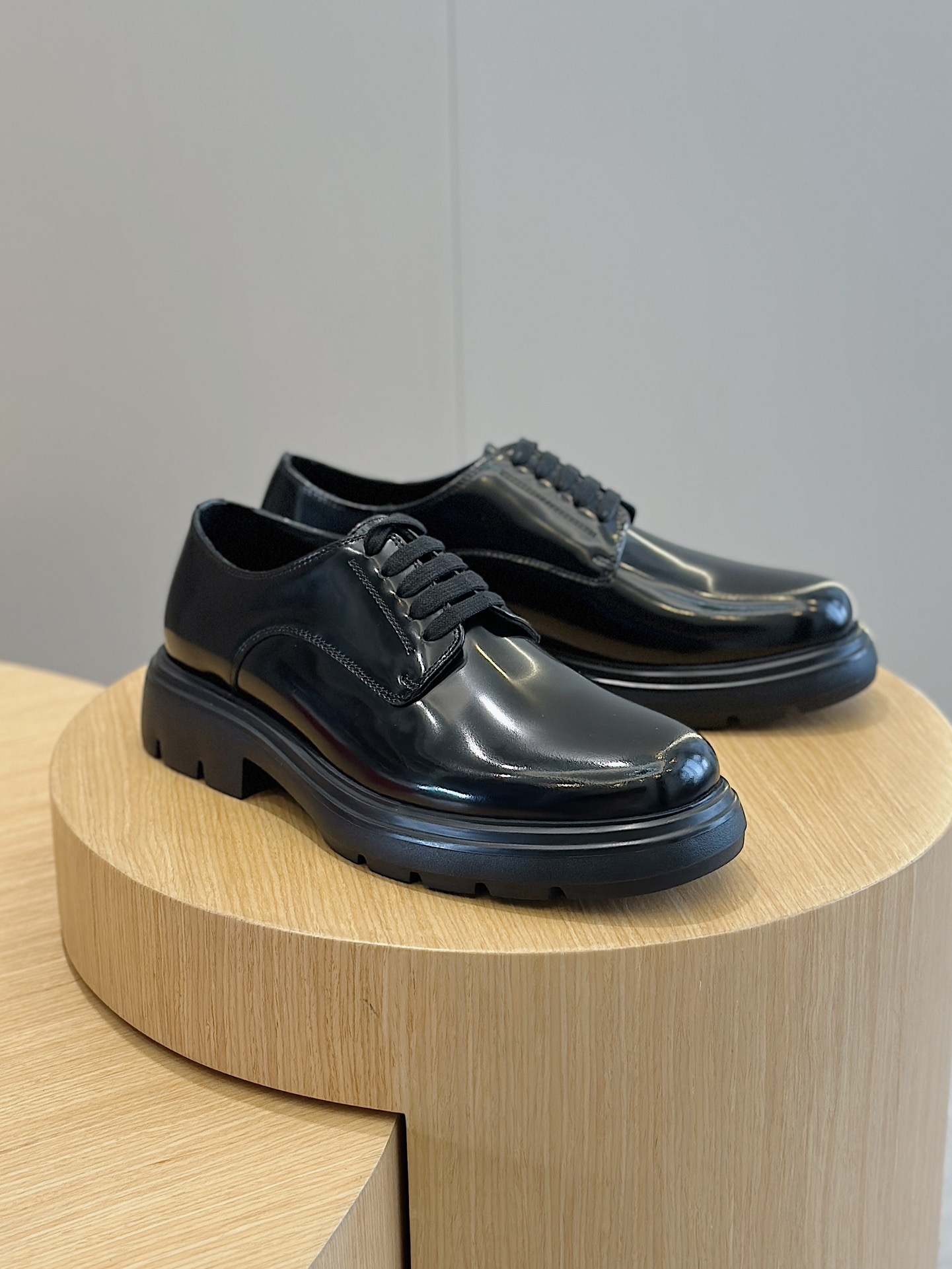 Ferragamo Male Leather Shoes Cow Leather M-s