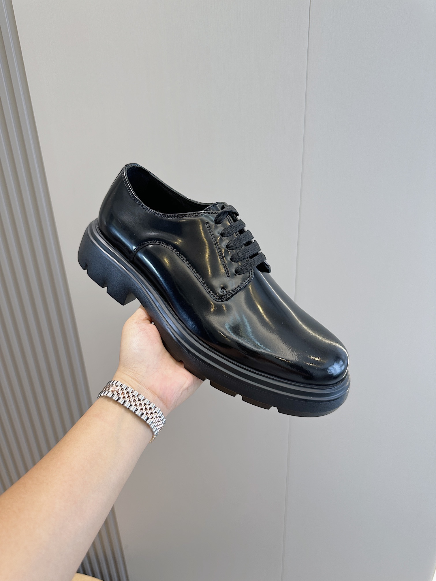 Ferragamo Male Leather Shoes Cow Leather M-s