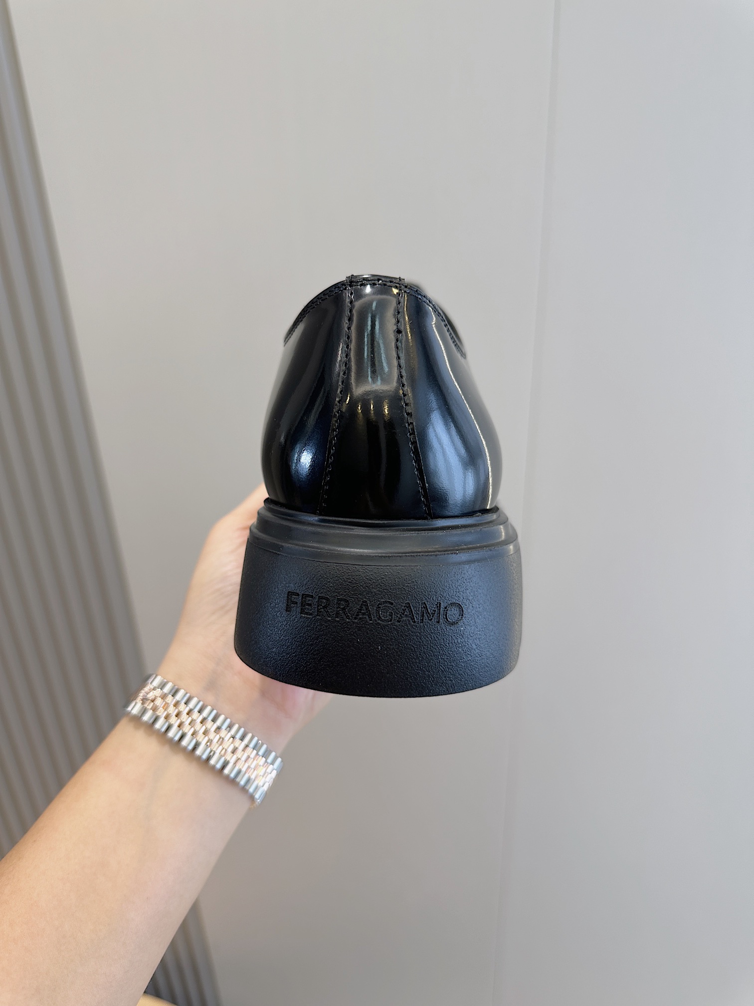 Ferragamo Male Leather Shoes Cow Leather M-s