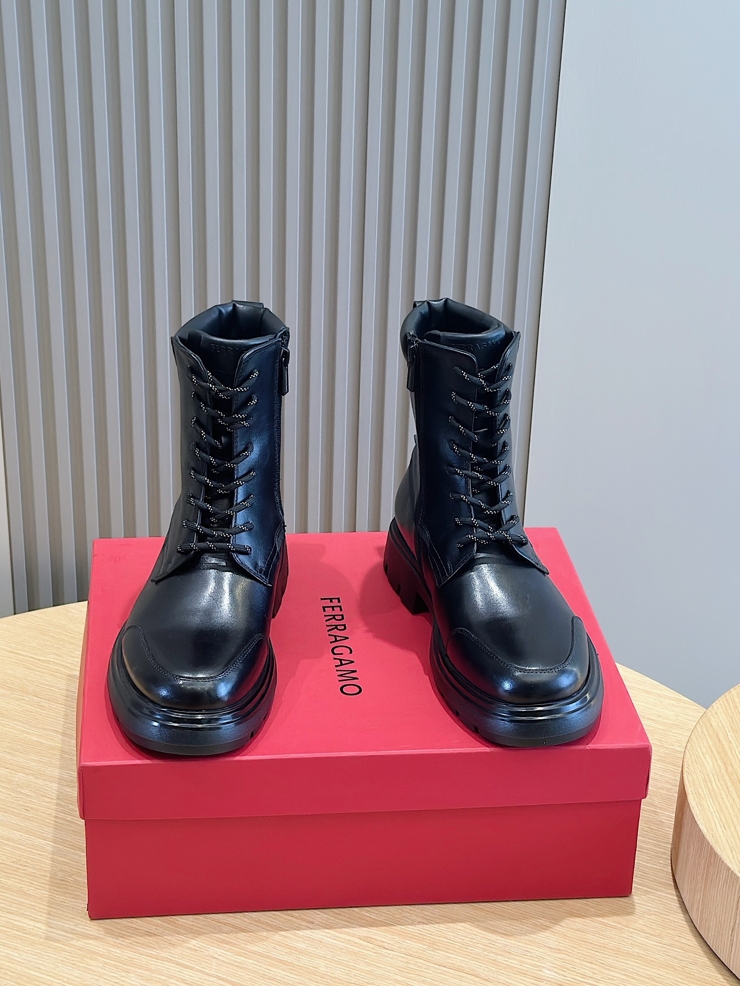 Ferragamo Boots Cow Leather M-s