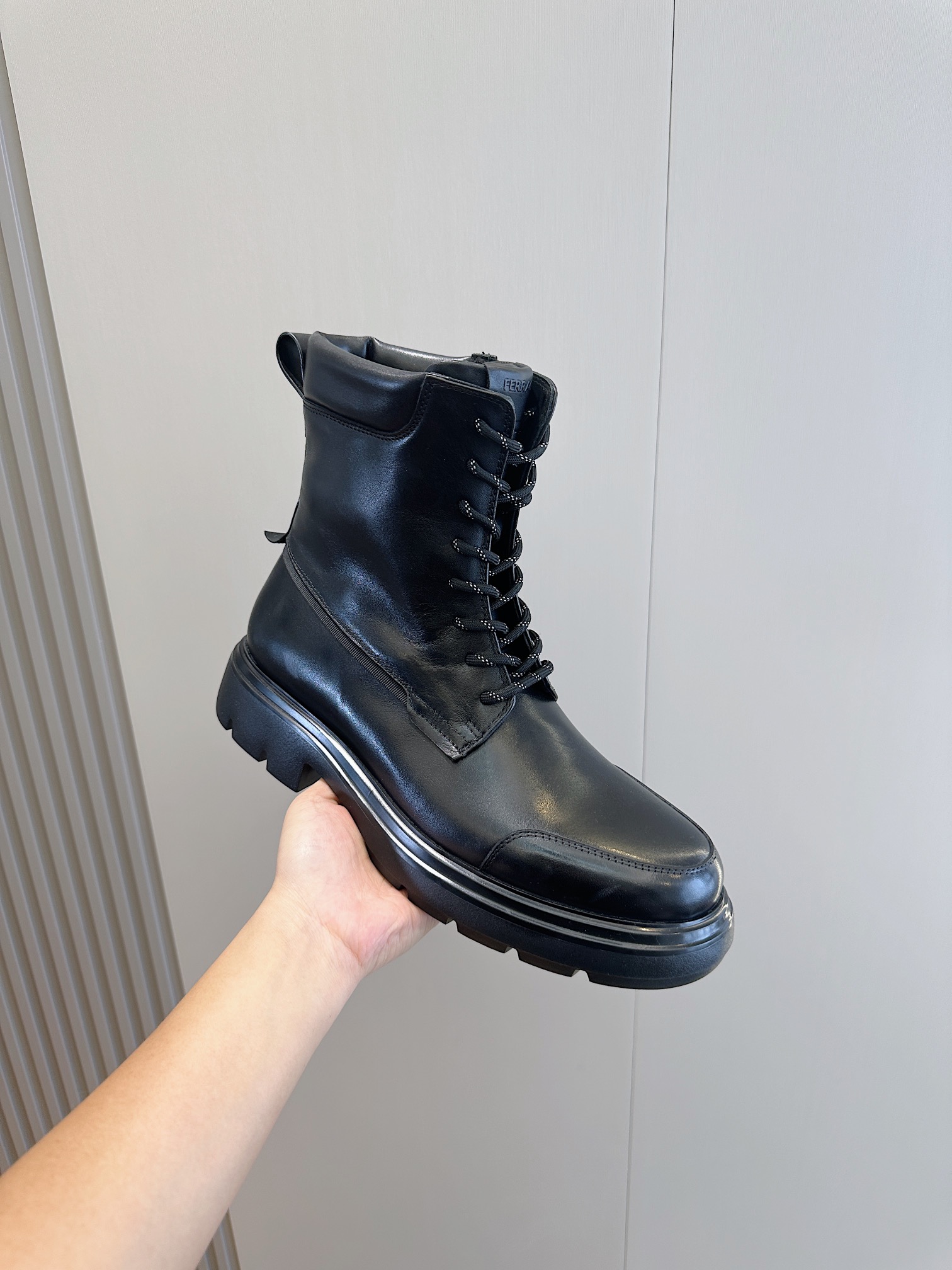 Ferragamo Boots Cow Leather M-s