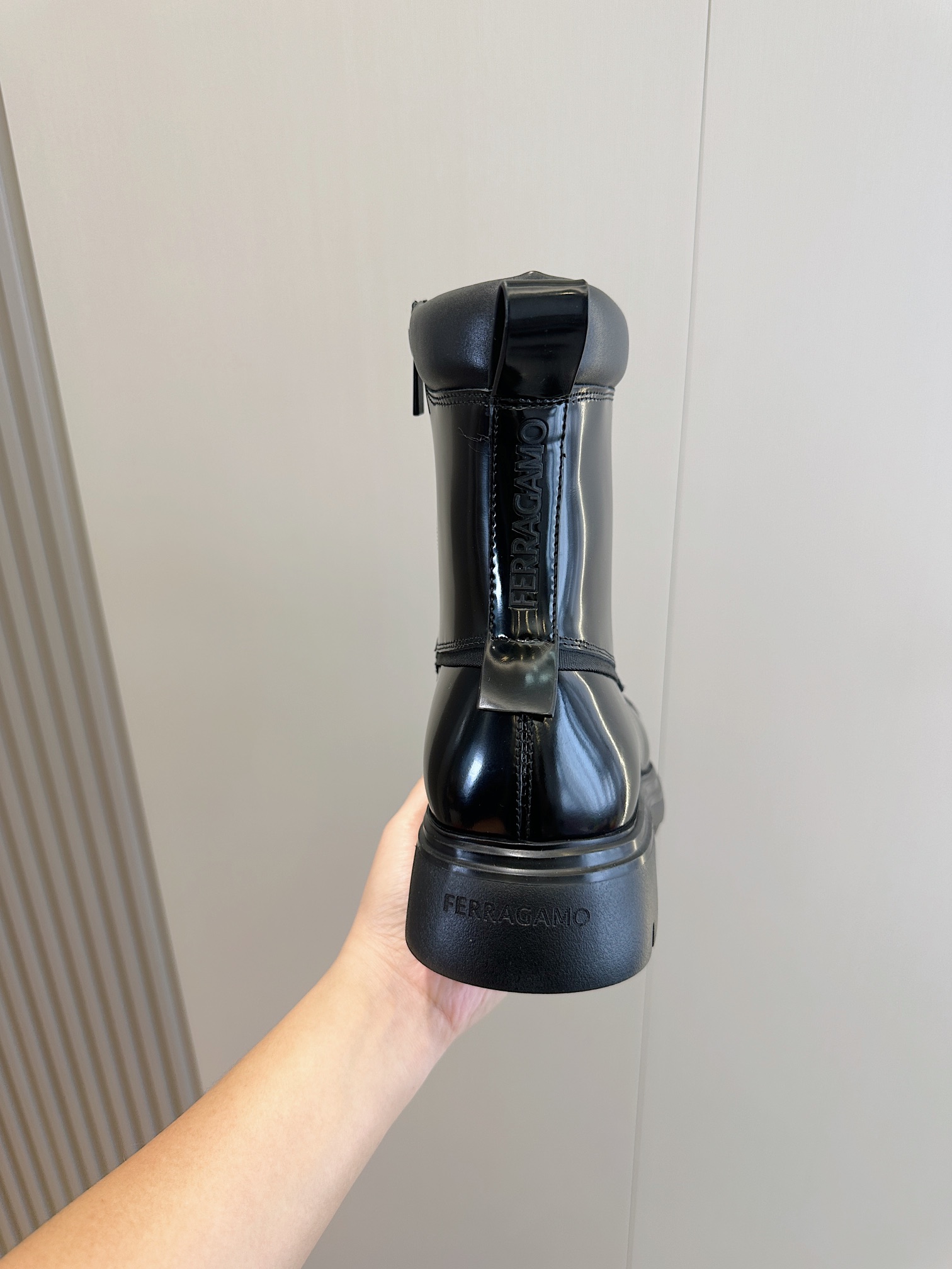 Ferragamo Boots Cow Leather M-s