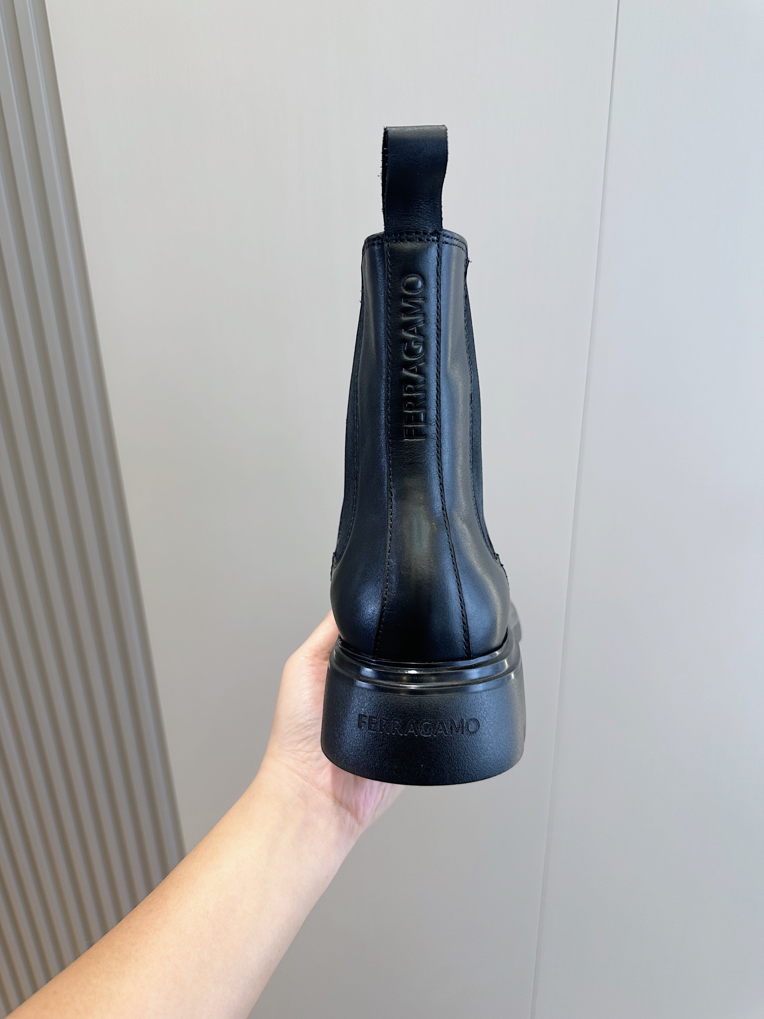 Ferragamo Boots Cow Leather M-s