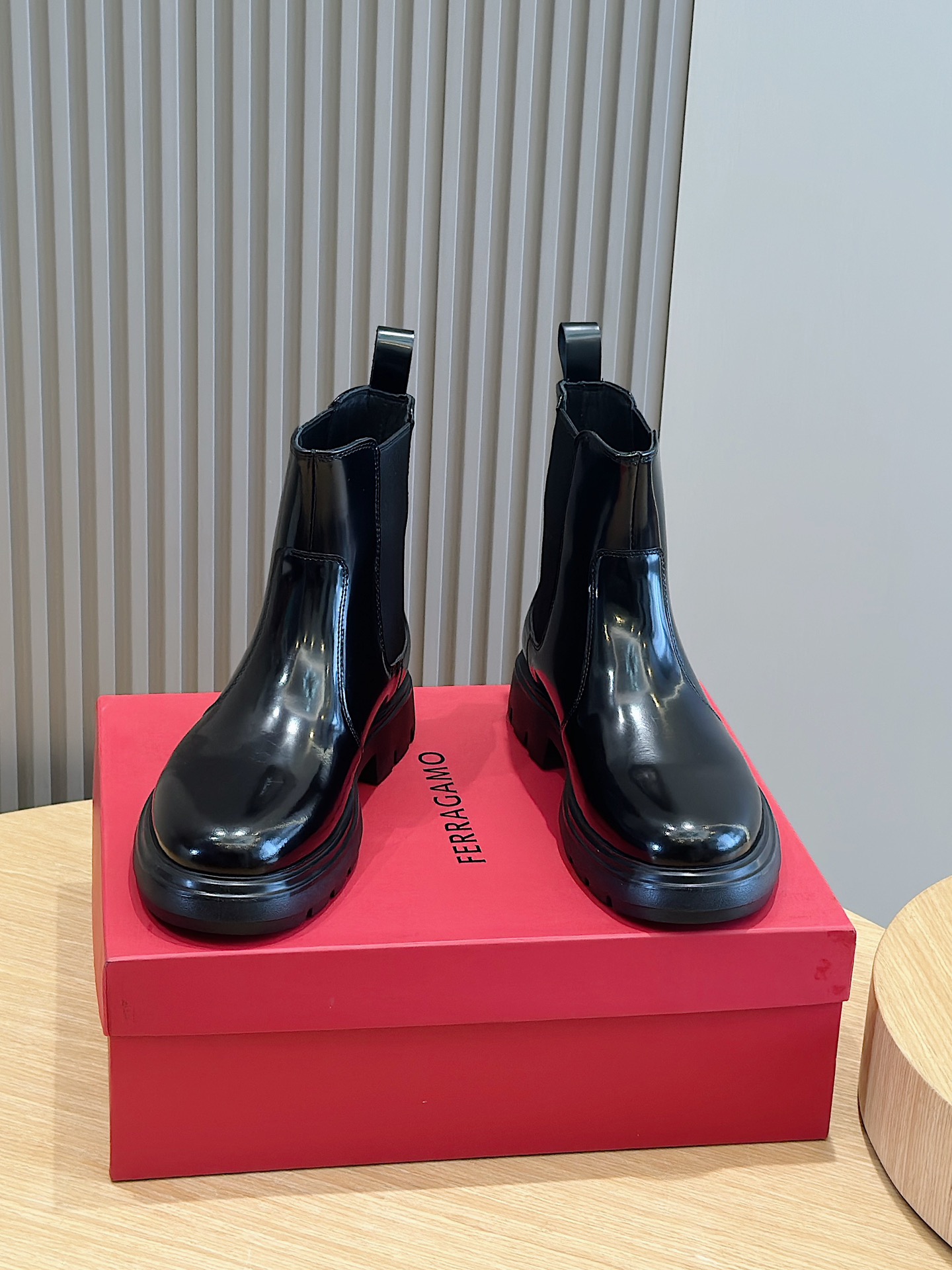 Ferragamo Boots Cow Leather M-s