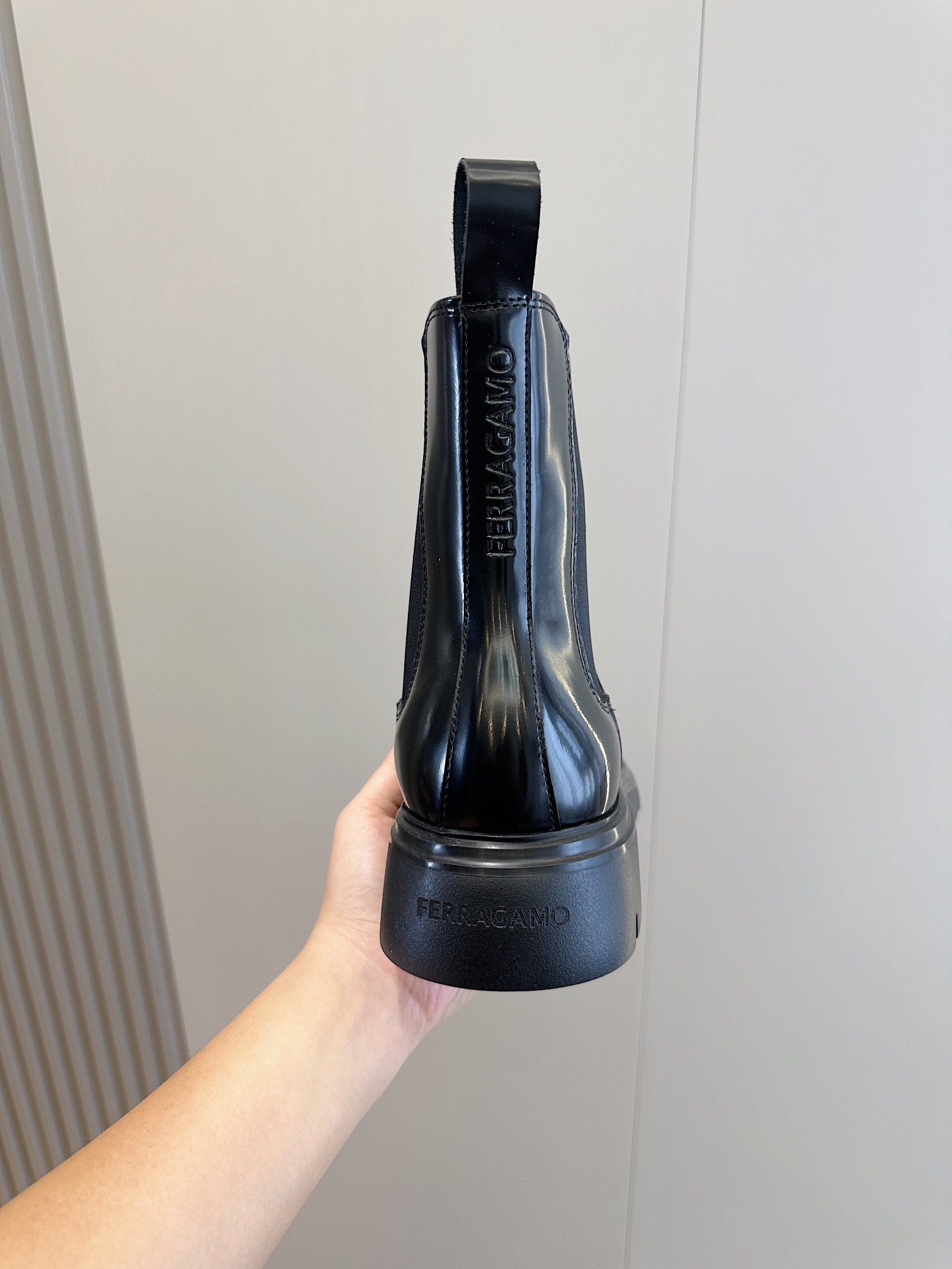 Ferragamo Boots Cow Leather M-s