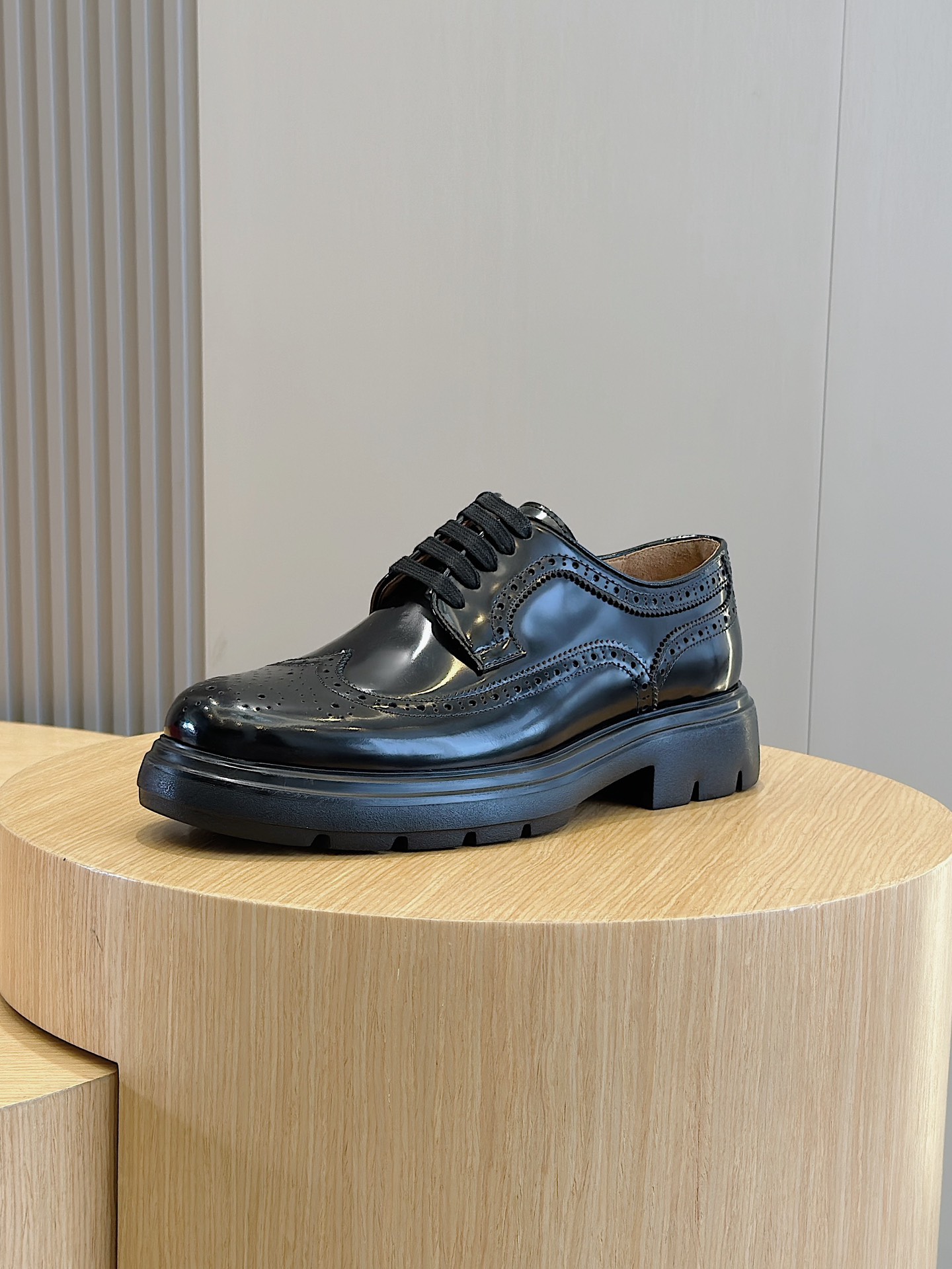 Ferragamo Male Leather Shoes Cow Leather M-s