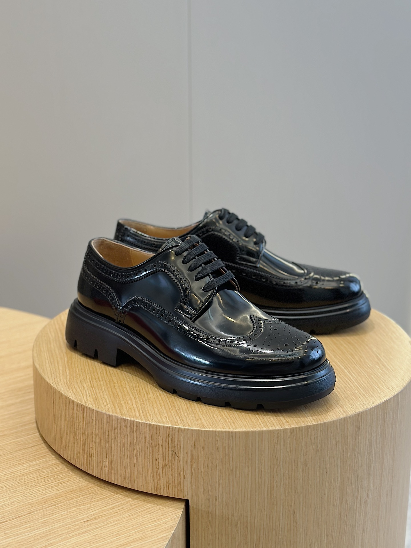 Ferragamo Male Leather Shoes Cow Leather M-s