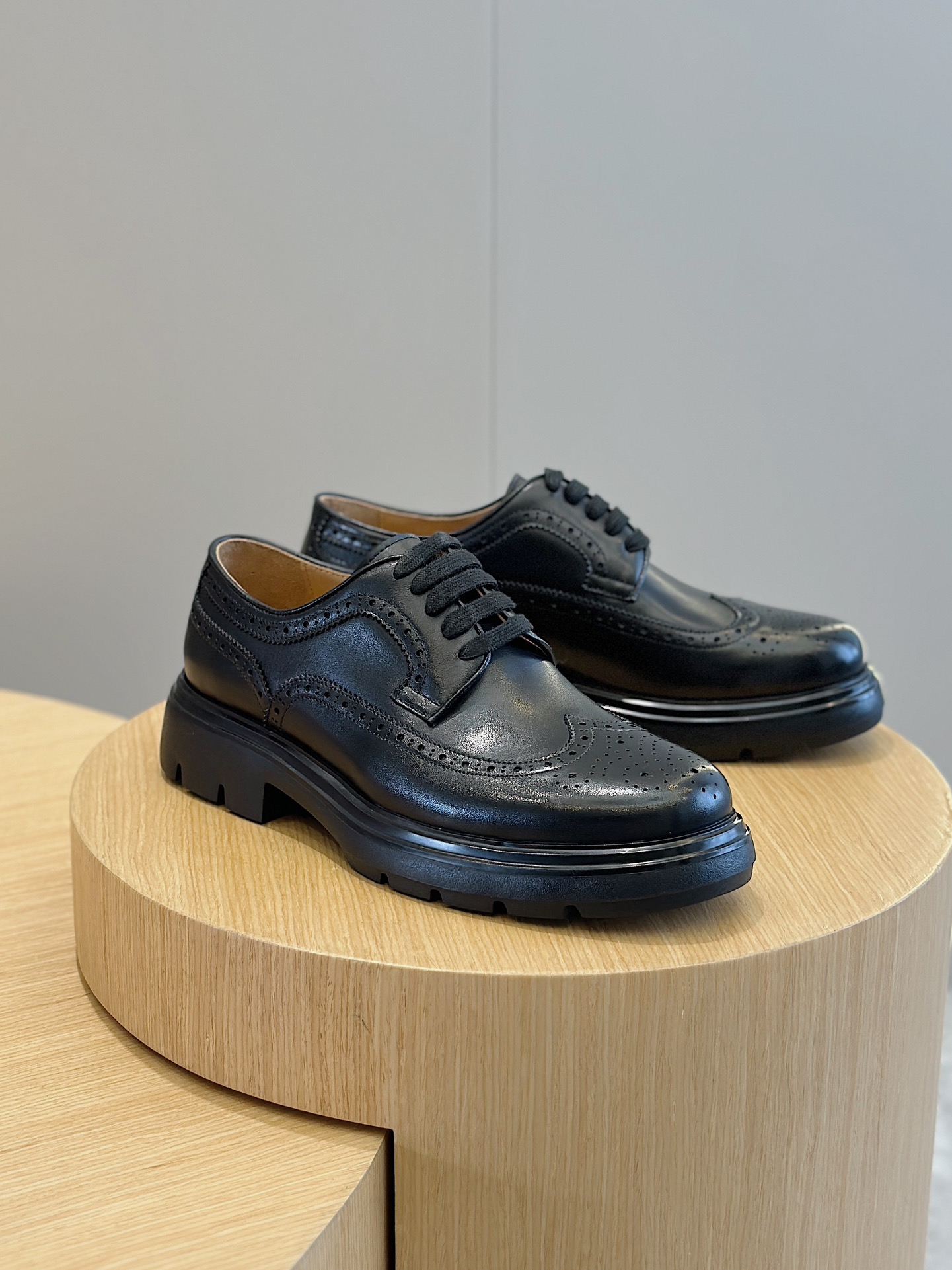 Ferragamo Male Leather Shoes Cow Leather M-s