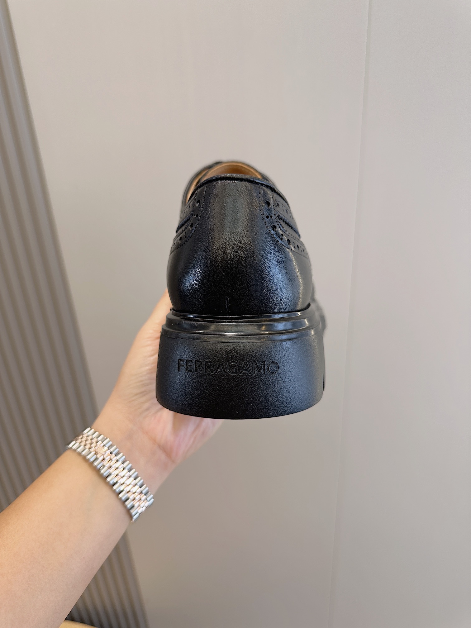 Ferragamo Male Leather Shoes Cow Leather M-s