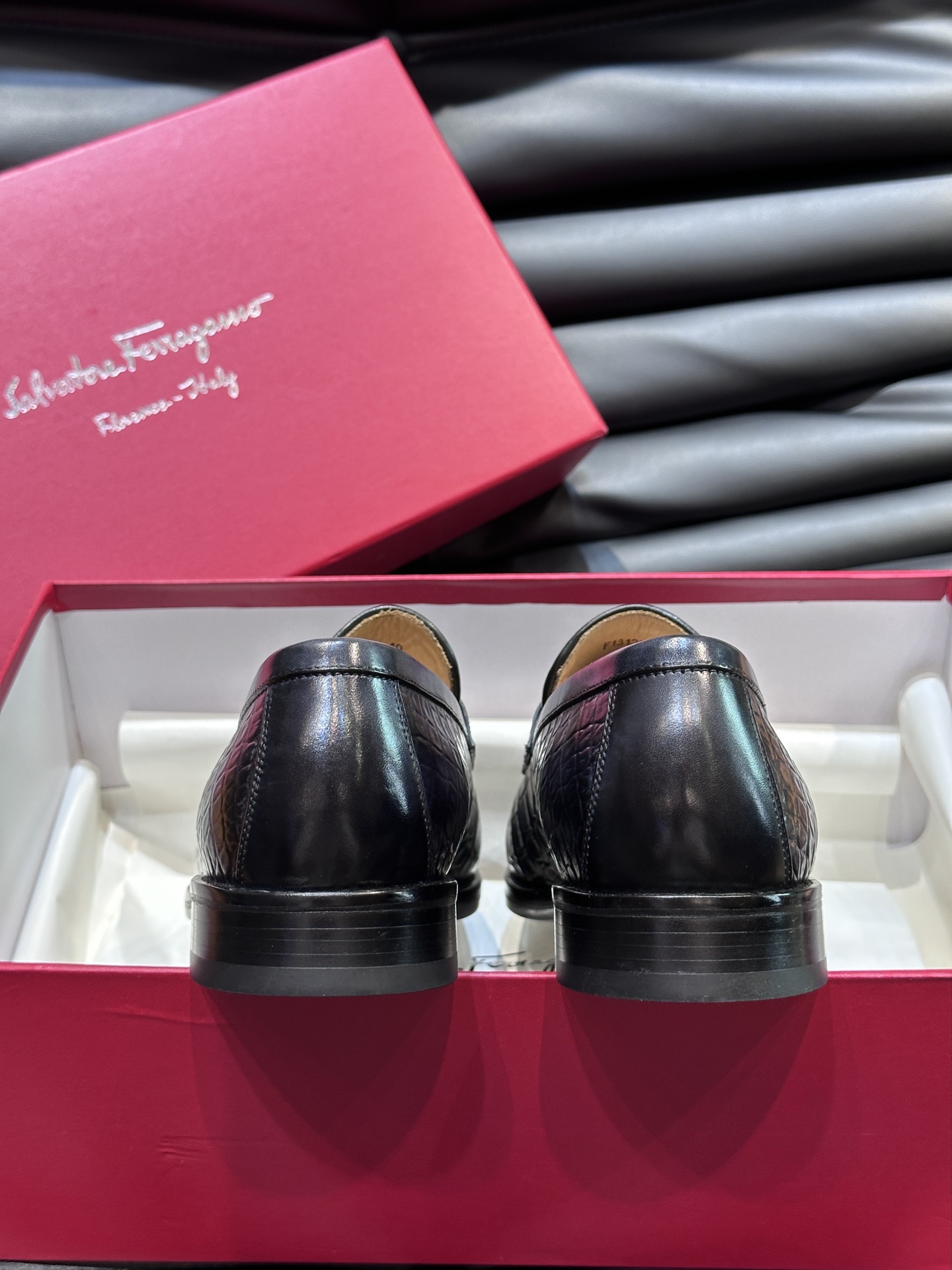 Ferragamo Male Leather Shoes Real Leather M-s