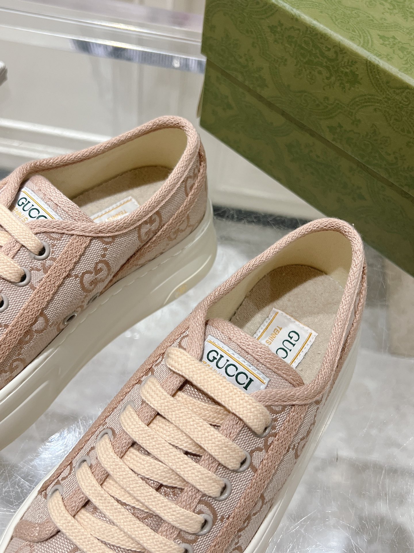 Gucci Couple Canvas Shoes Canvas M-s