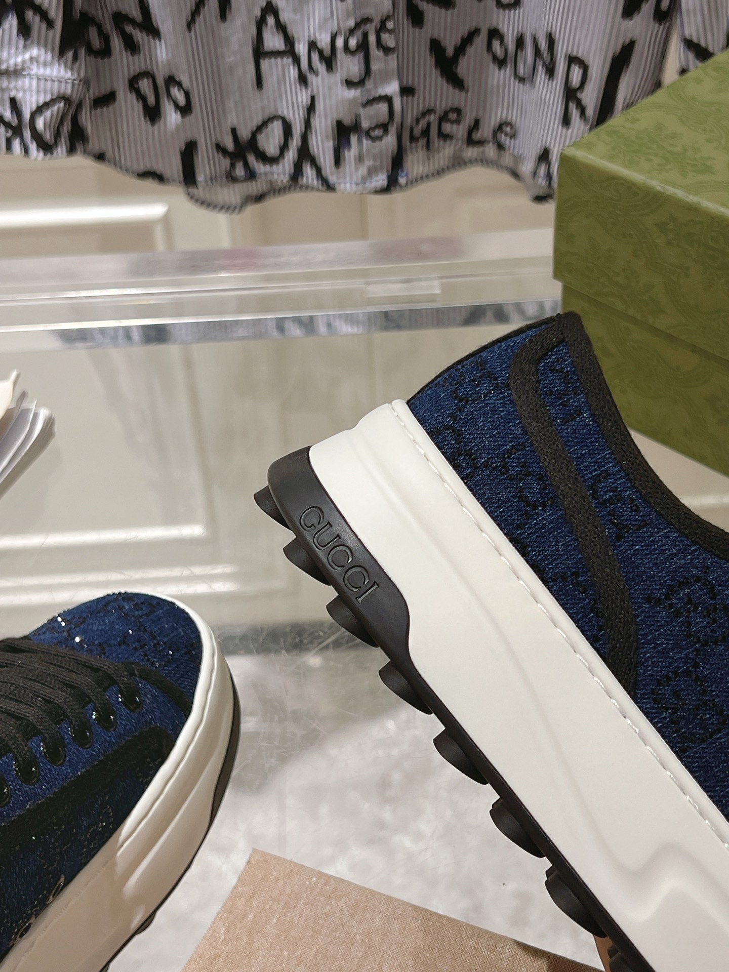 Gucci Couple Canvas Shoes Canvas M-s