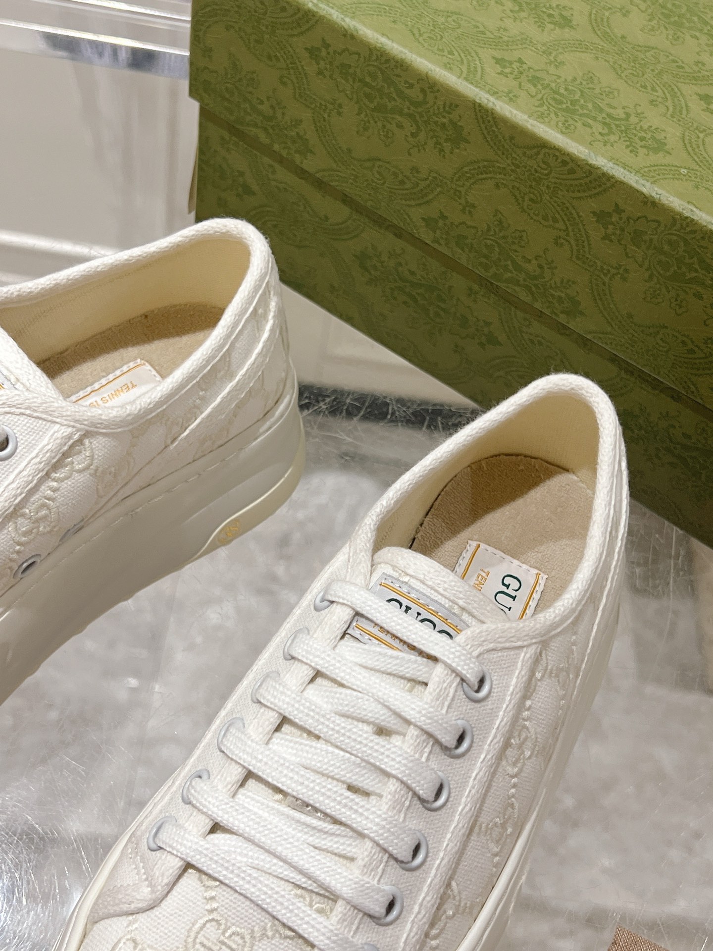 Gucci Couple Canvas Shoes Canvas M-s