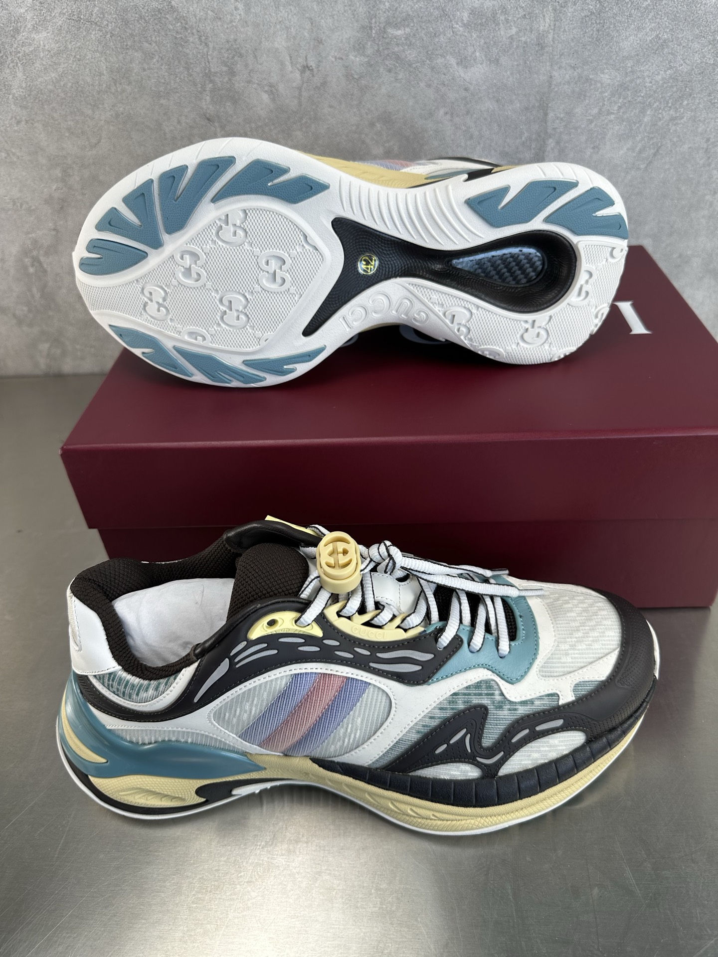Gucci Male Running Shoes Breathable M-s