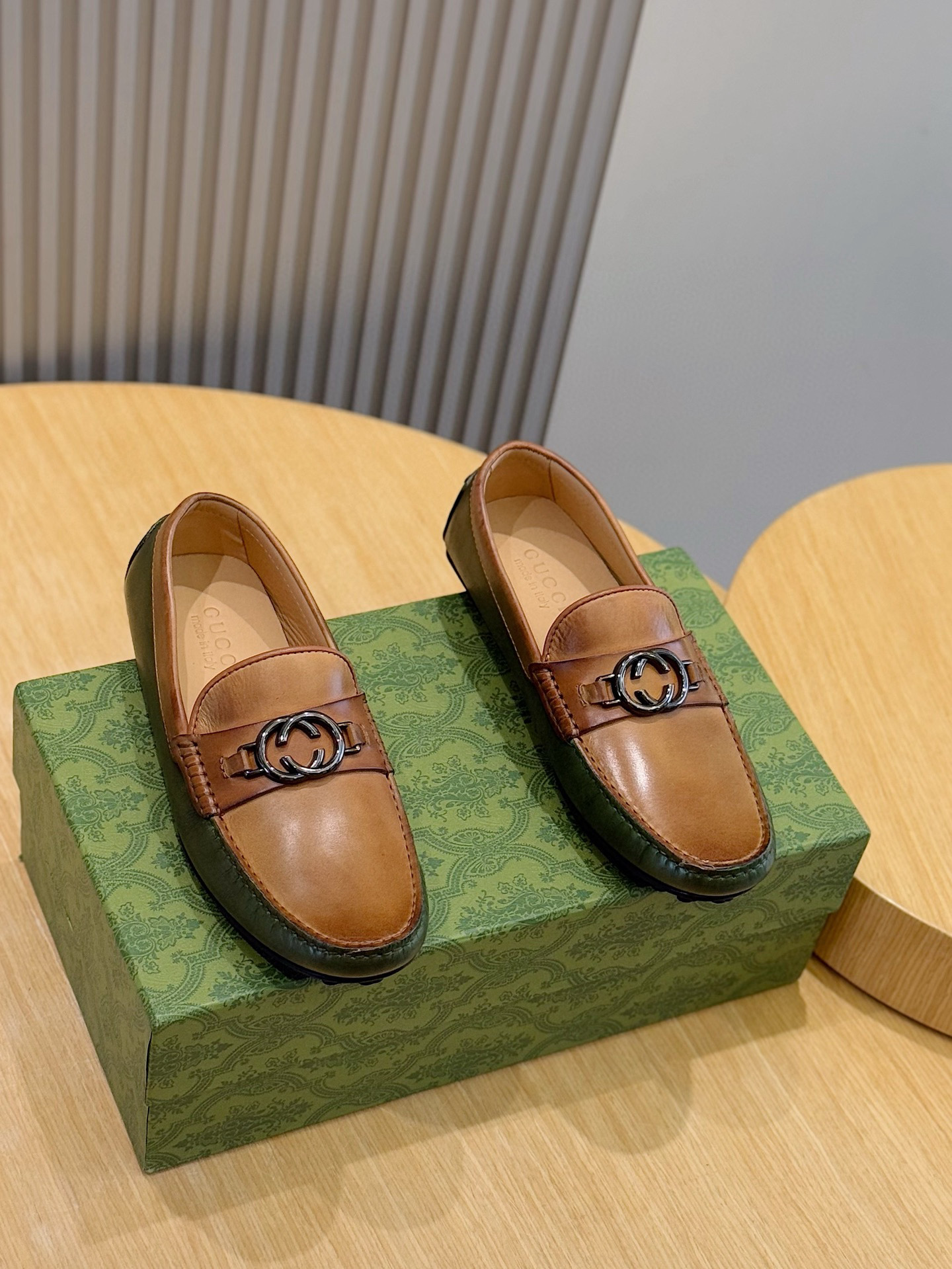 Gucci Male Loafers Cow Leather S