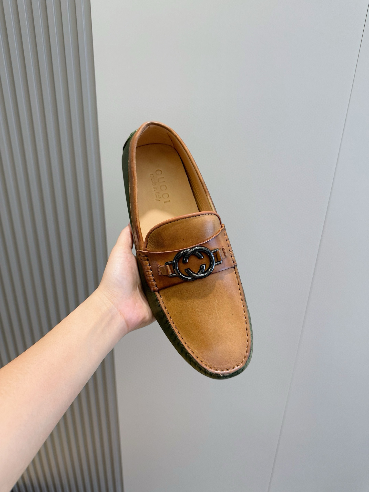 Gucci Male Loafers Cow Leather S