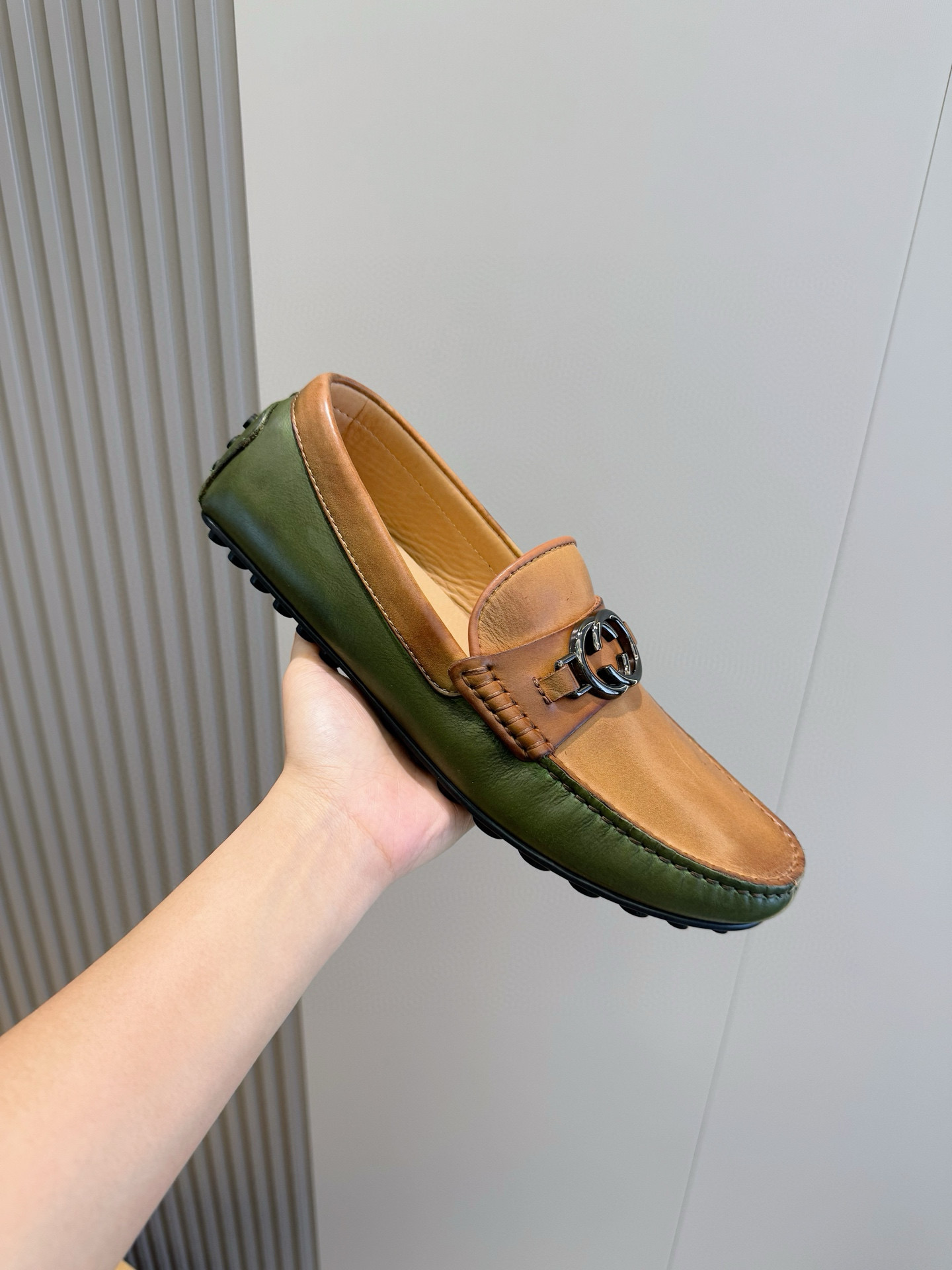 Gucci Male Loafers Cow Leather S
