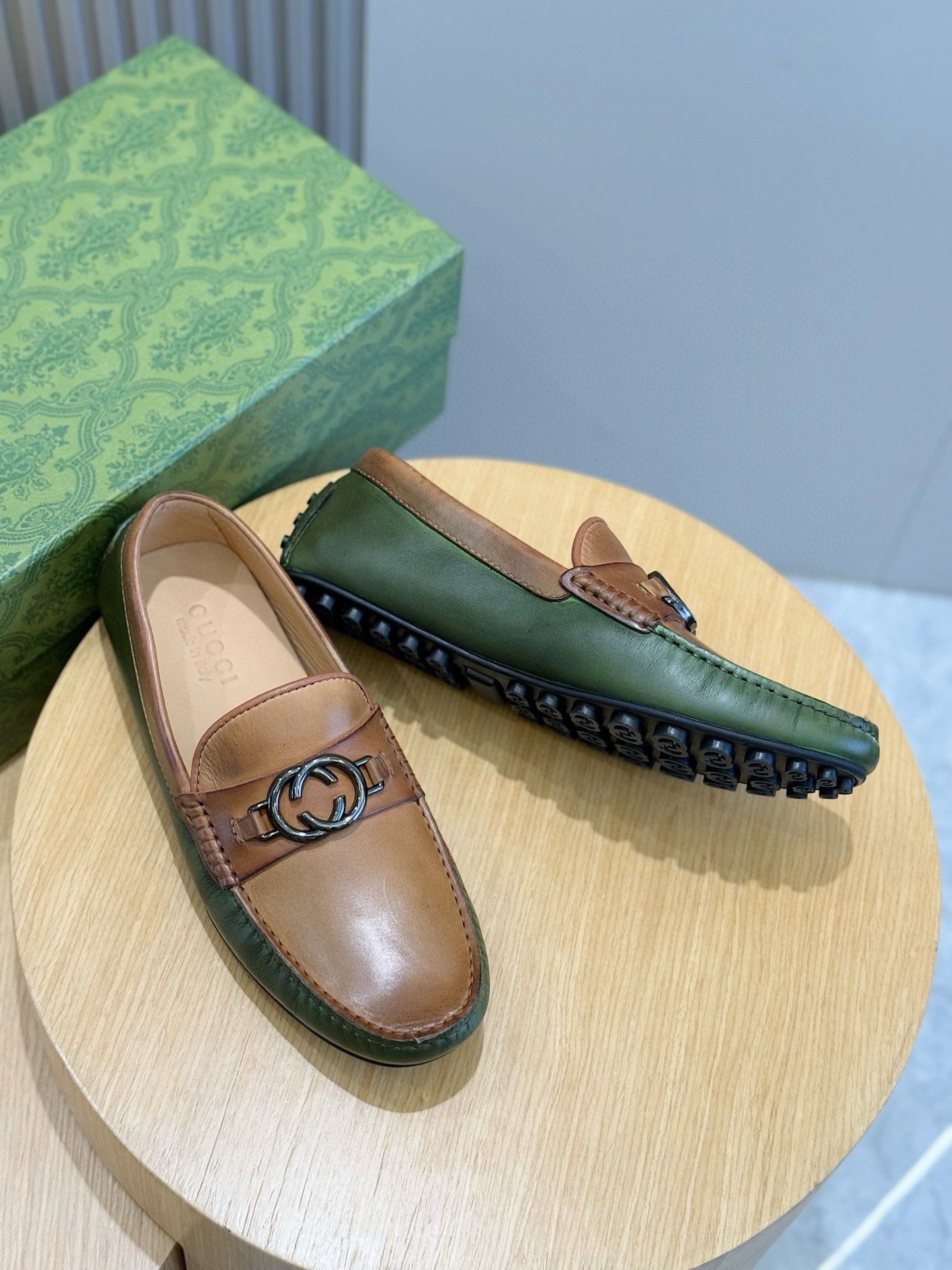 Gucci Male Loafers Cow Leather S