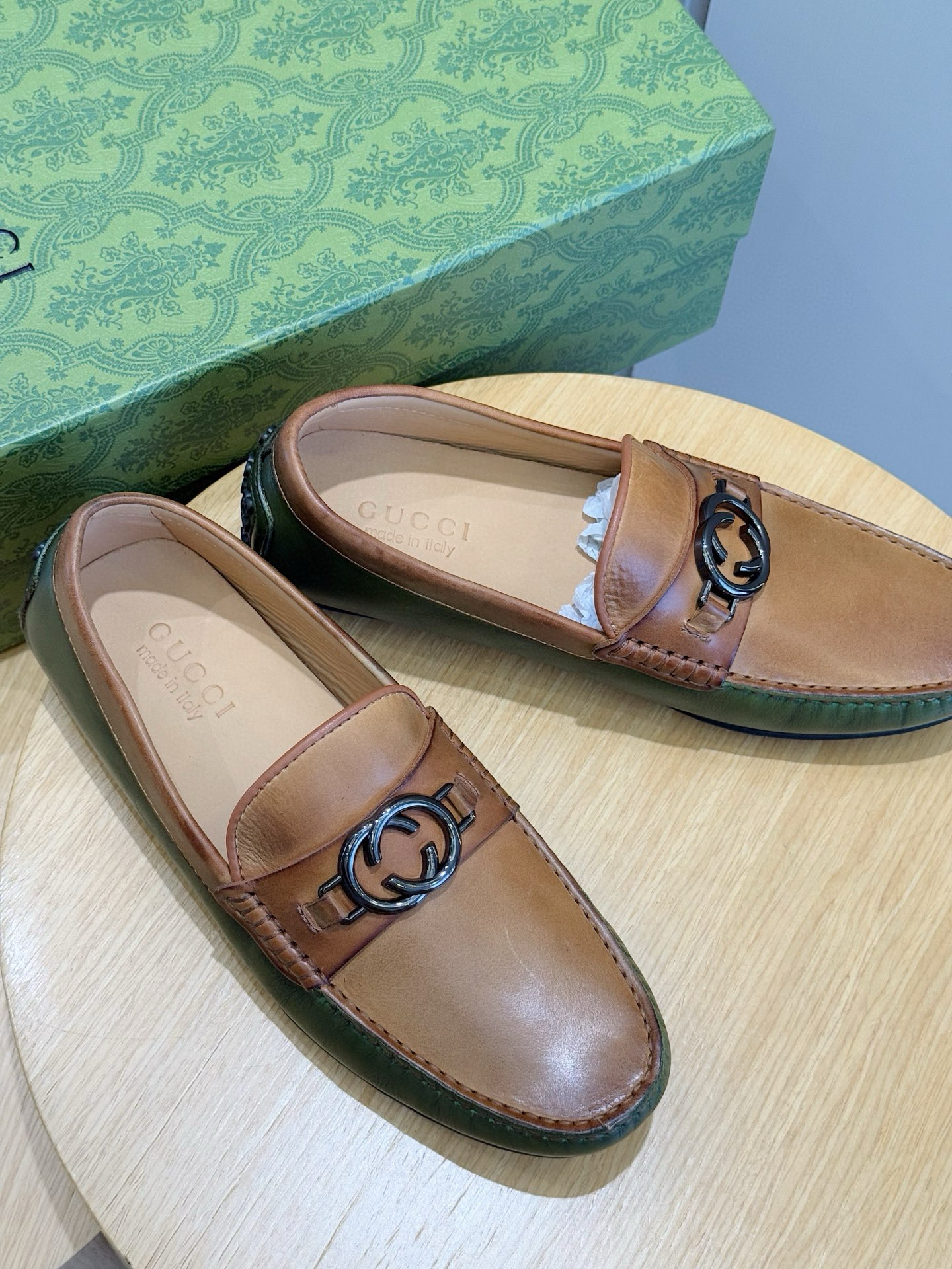 Gucci Male Loafers Cow Leather S