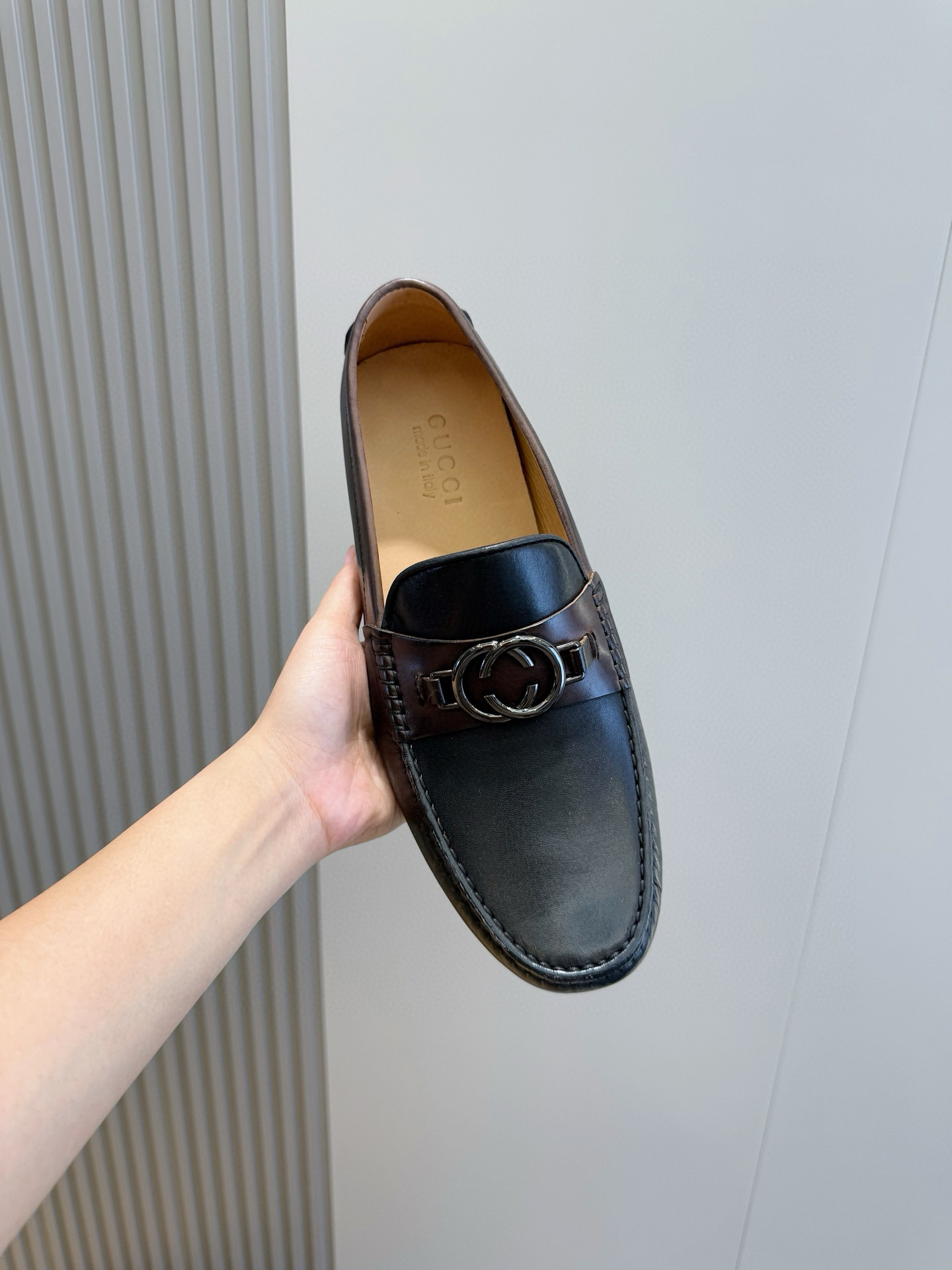 Gucci Male Loafers Cow Leather S