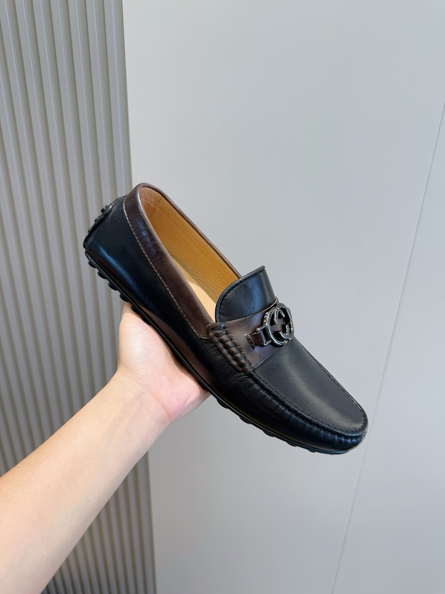 Gucci Male Loafers Cow Leather S