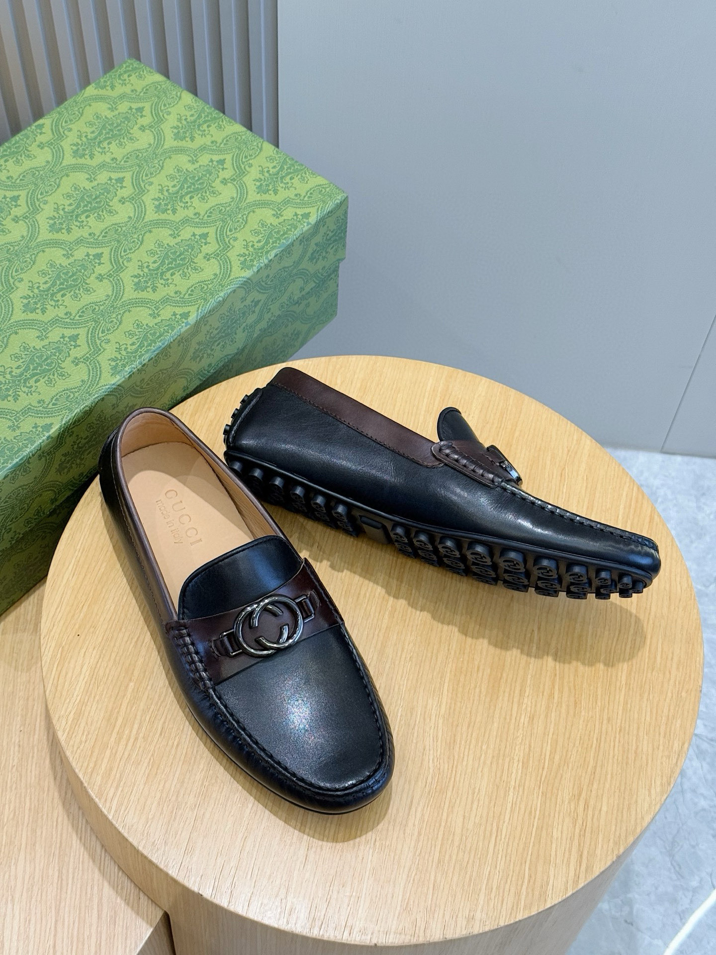 Gucci Male Loafers Cow Leather S