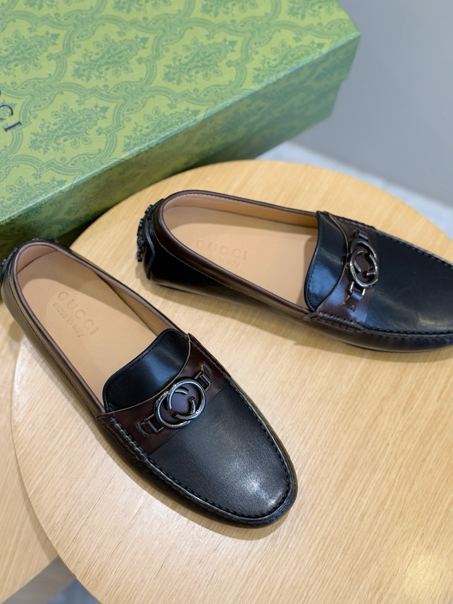 Gucci Male Loafers Cow Leather S