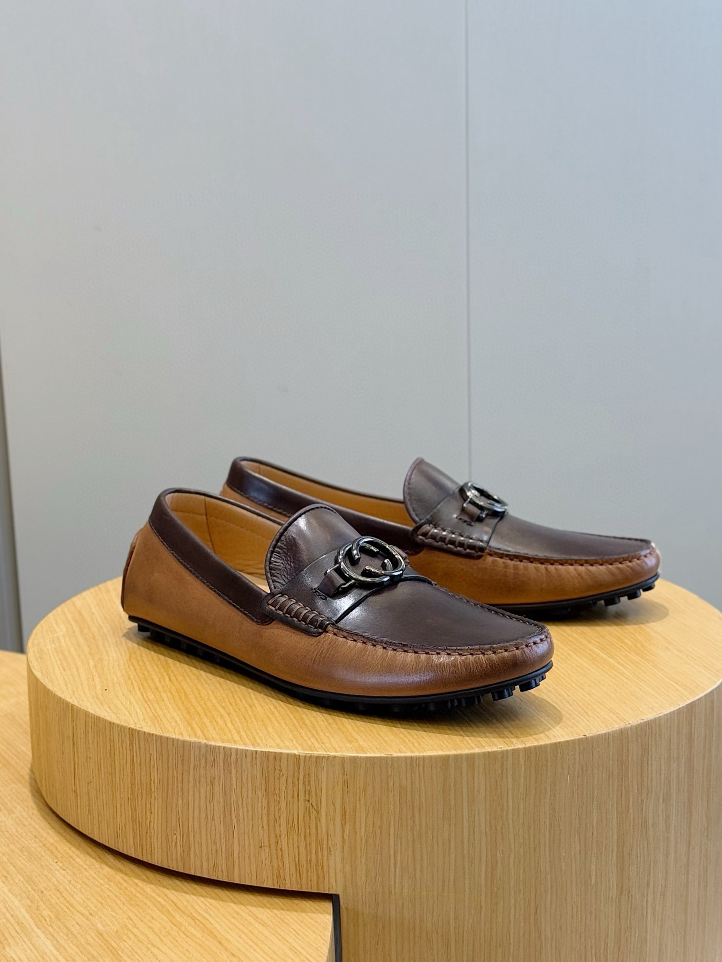 Gucci Male Loafers Cow Leather S